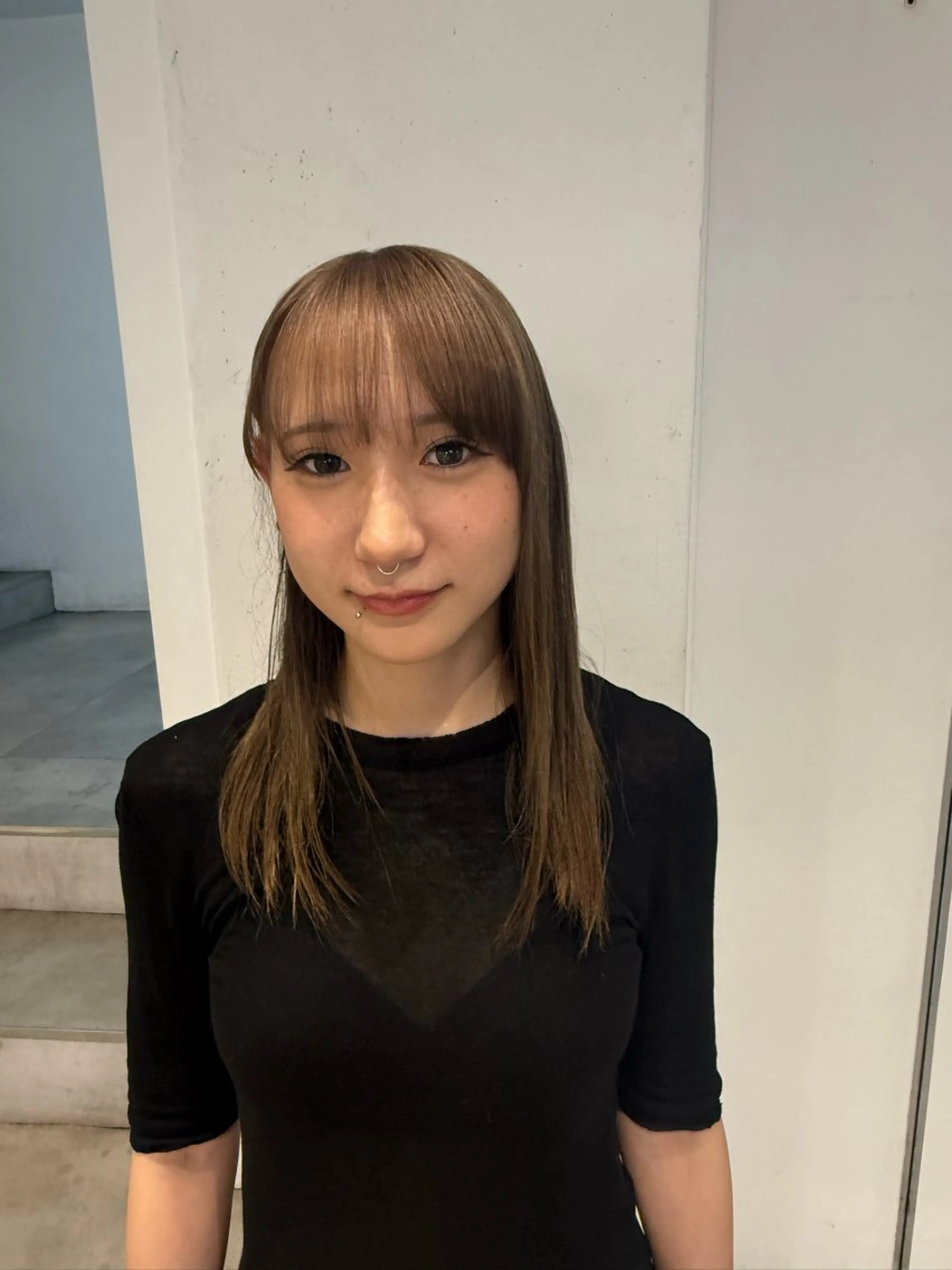 ミディアム カラー ハイトーン/デザイン 🪐·˚⌖MIHOのヘアスタイル