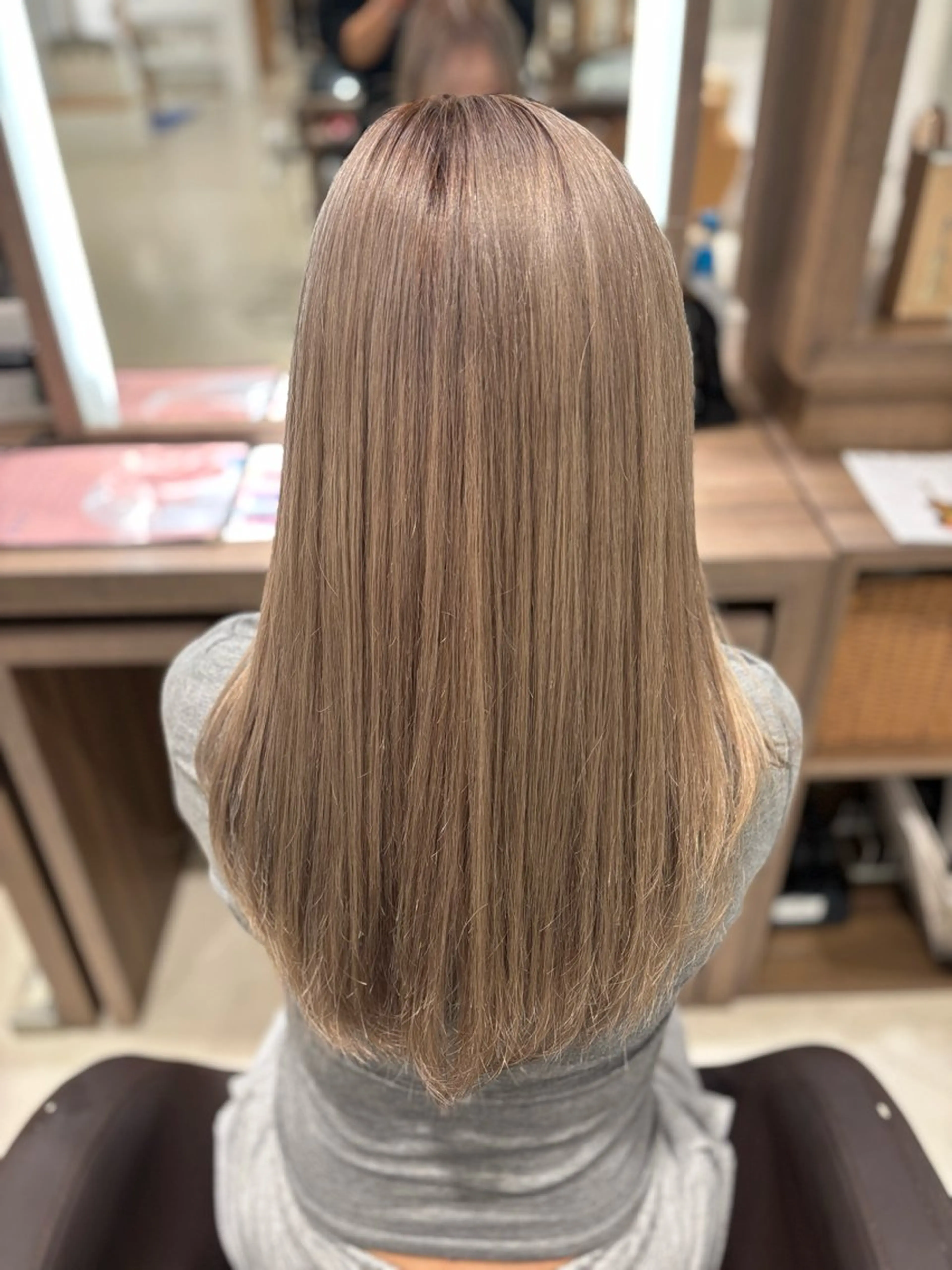 ロング カラー ベージュカラー ミルクティーベージュ 葉山/ボブカット tsubasa🌿のヘアスタイル