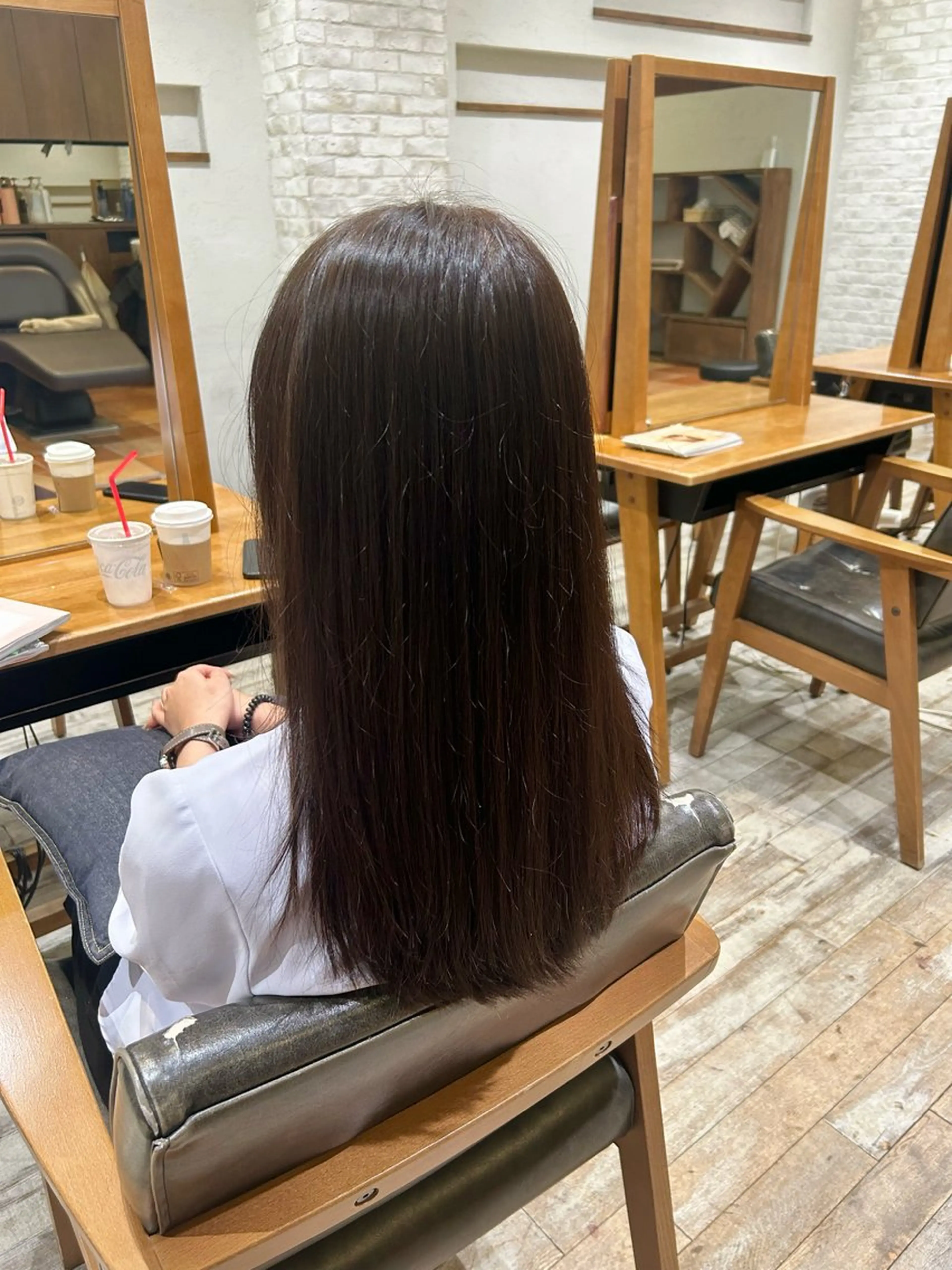 セミロング ‪広瀬快斗／ツヤ髪 /似合わせカラー🌱のヘアスタイル