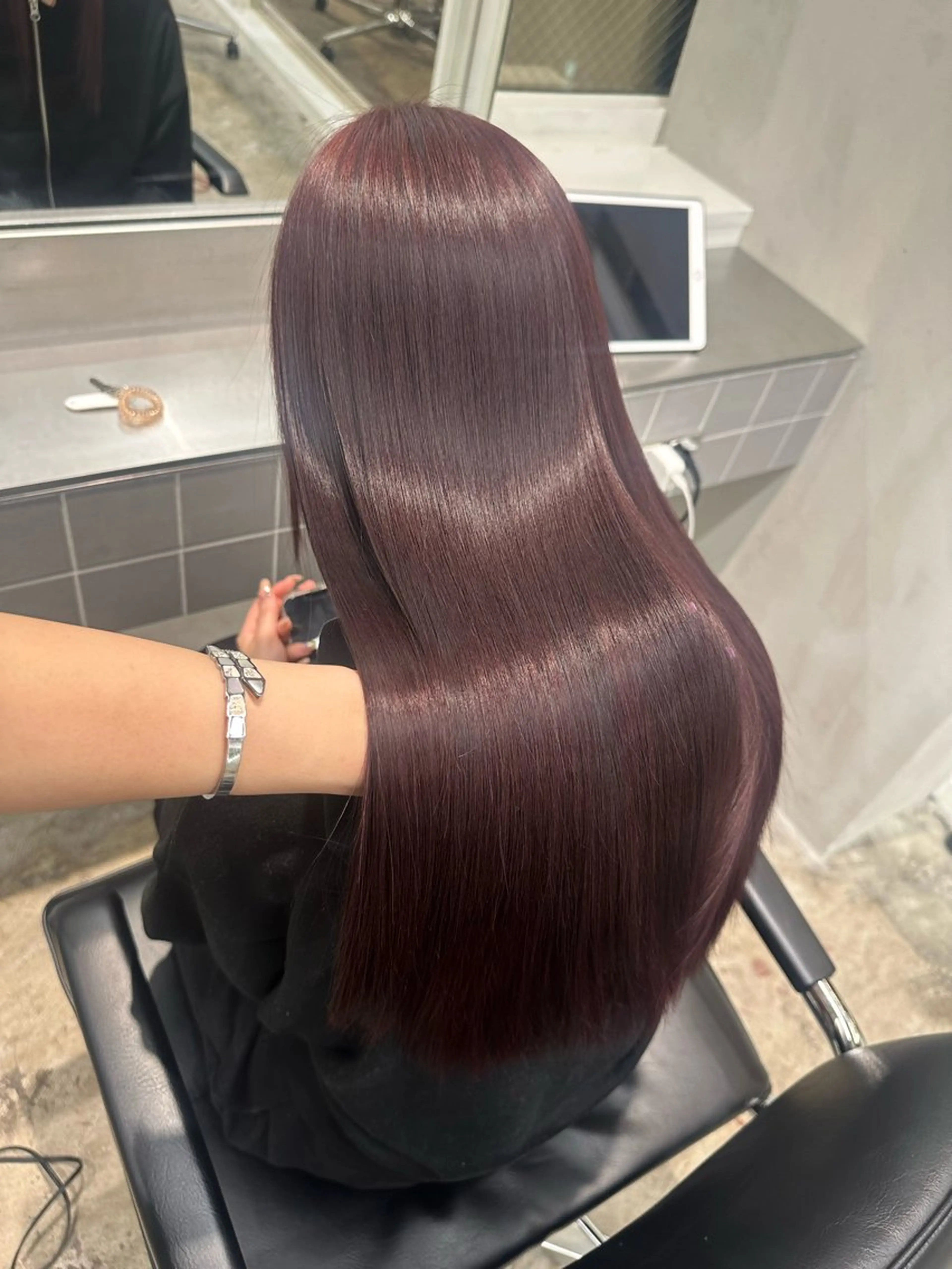 縮毛矯正 ＋ カラー ＋ カットの写真