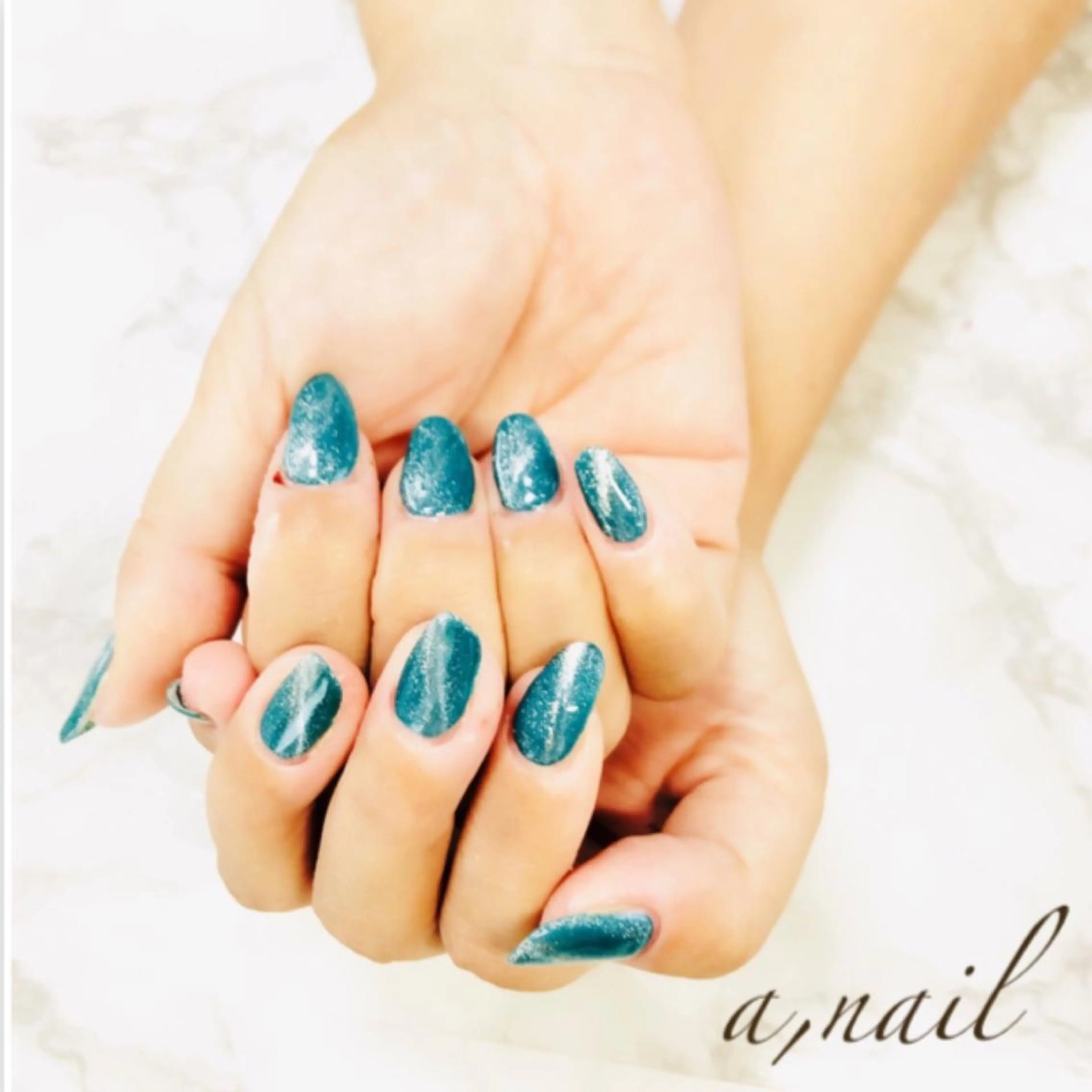 ネイル フットネイル ジェルネイル グラデーション マグネットネイル オフィスネイル ハンドネイル ネイルサロン エーネイルのネイルデザイン
