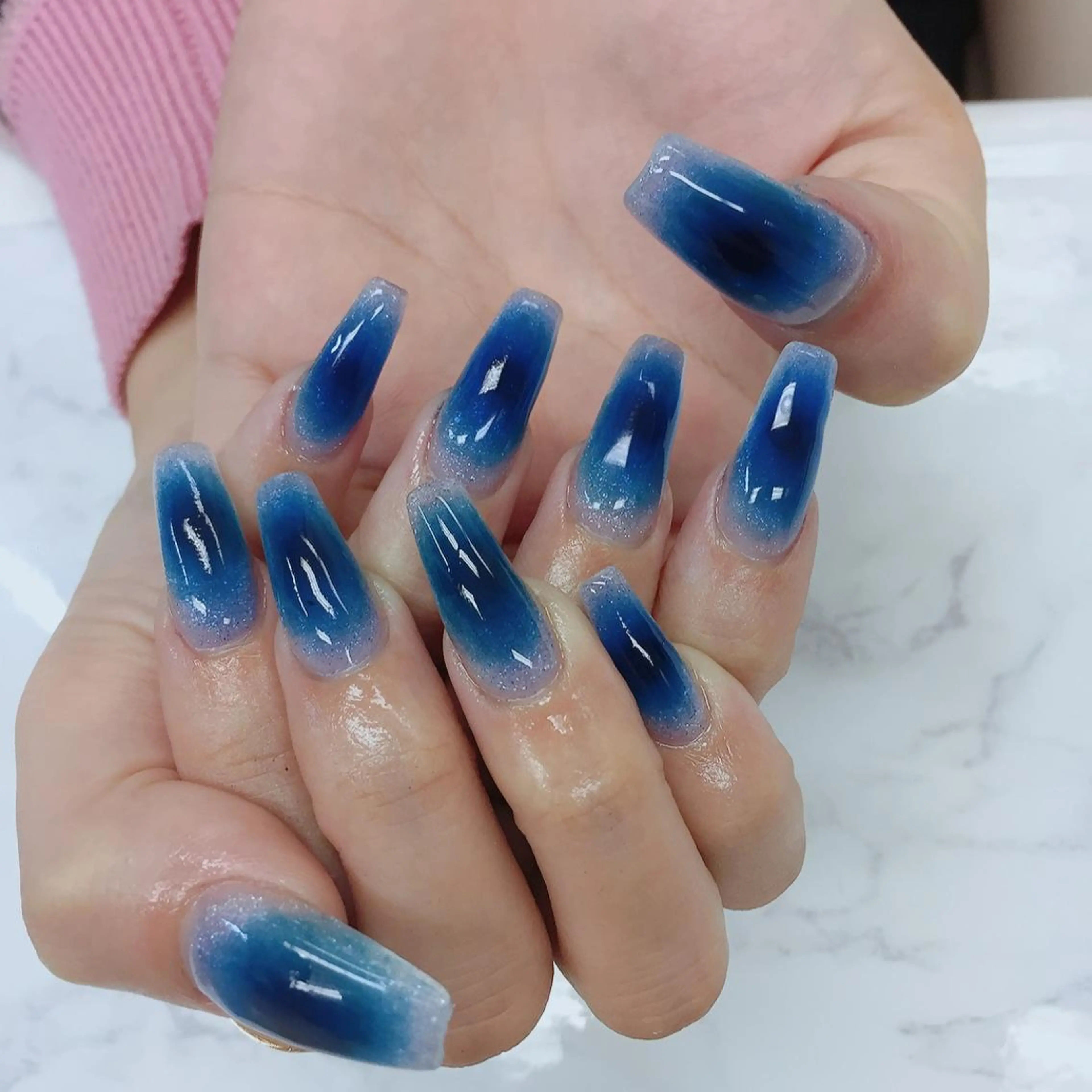 ロング JNA認定講師🌸 RIEのネイルデザイン