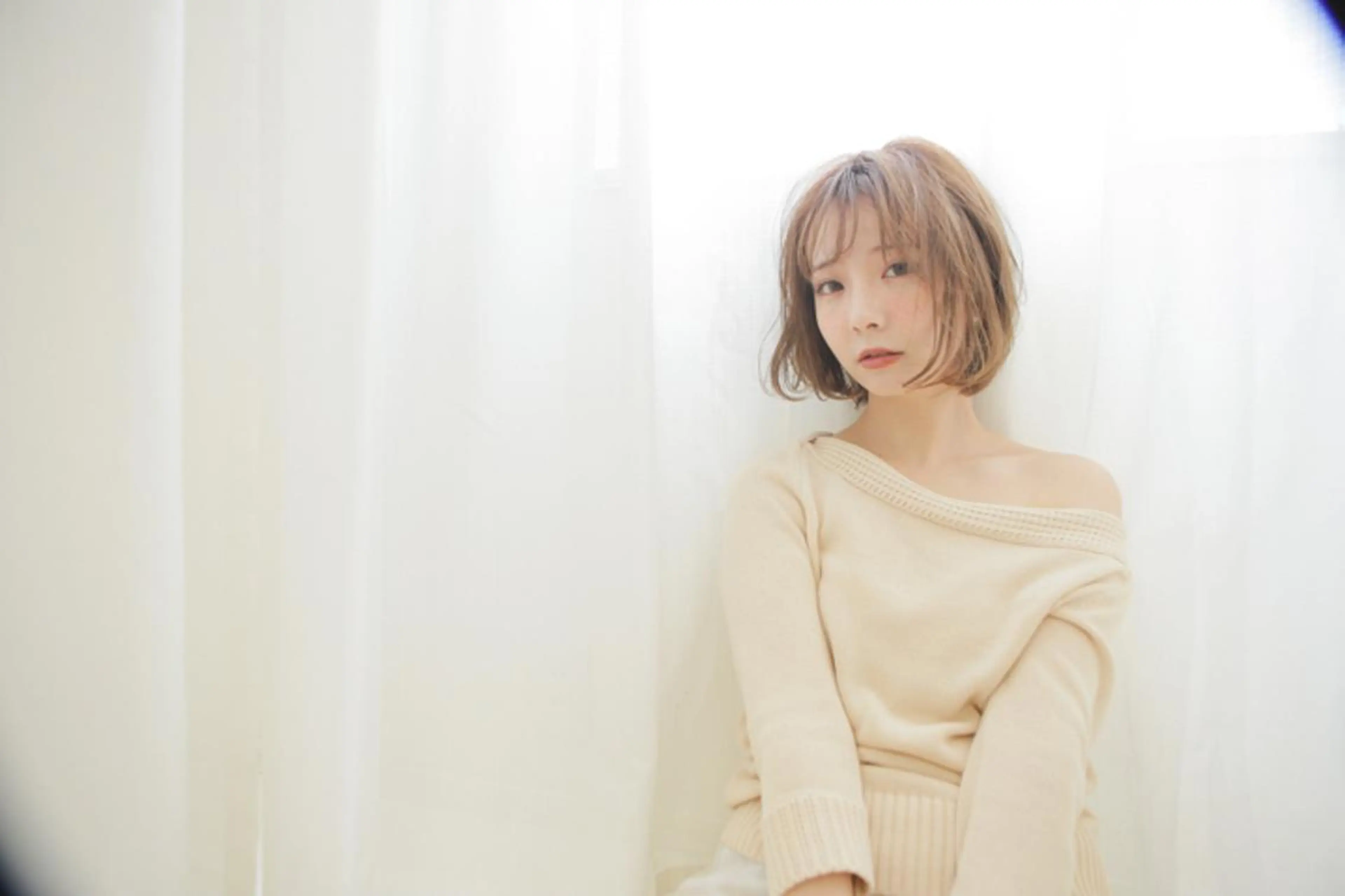 ショート ブリーチ毛でもできる 髪質改善縮毛MIHOのヘアスタイル