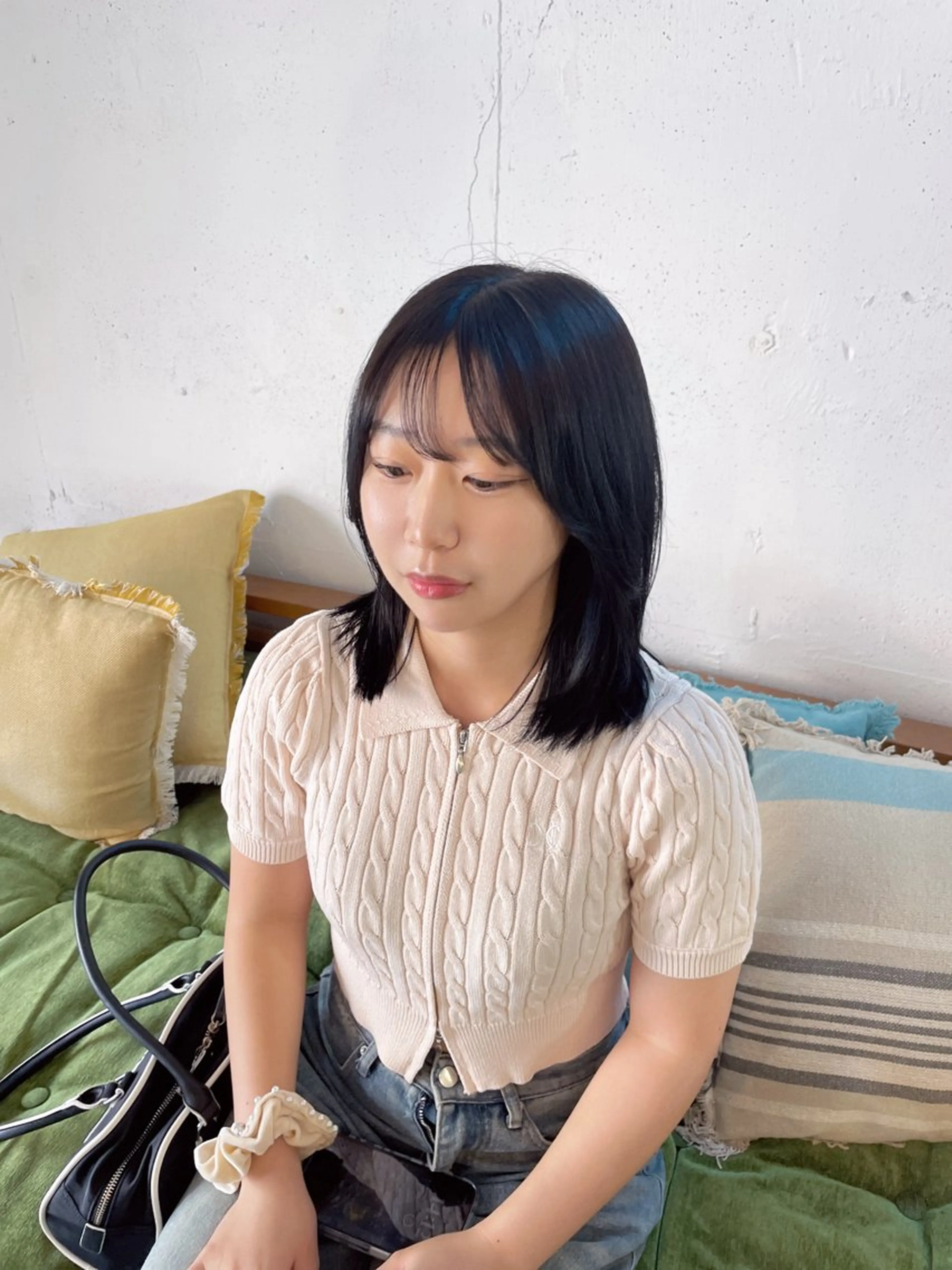 カラー 廣元 早紀のヘアスタイル