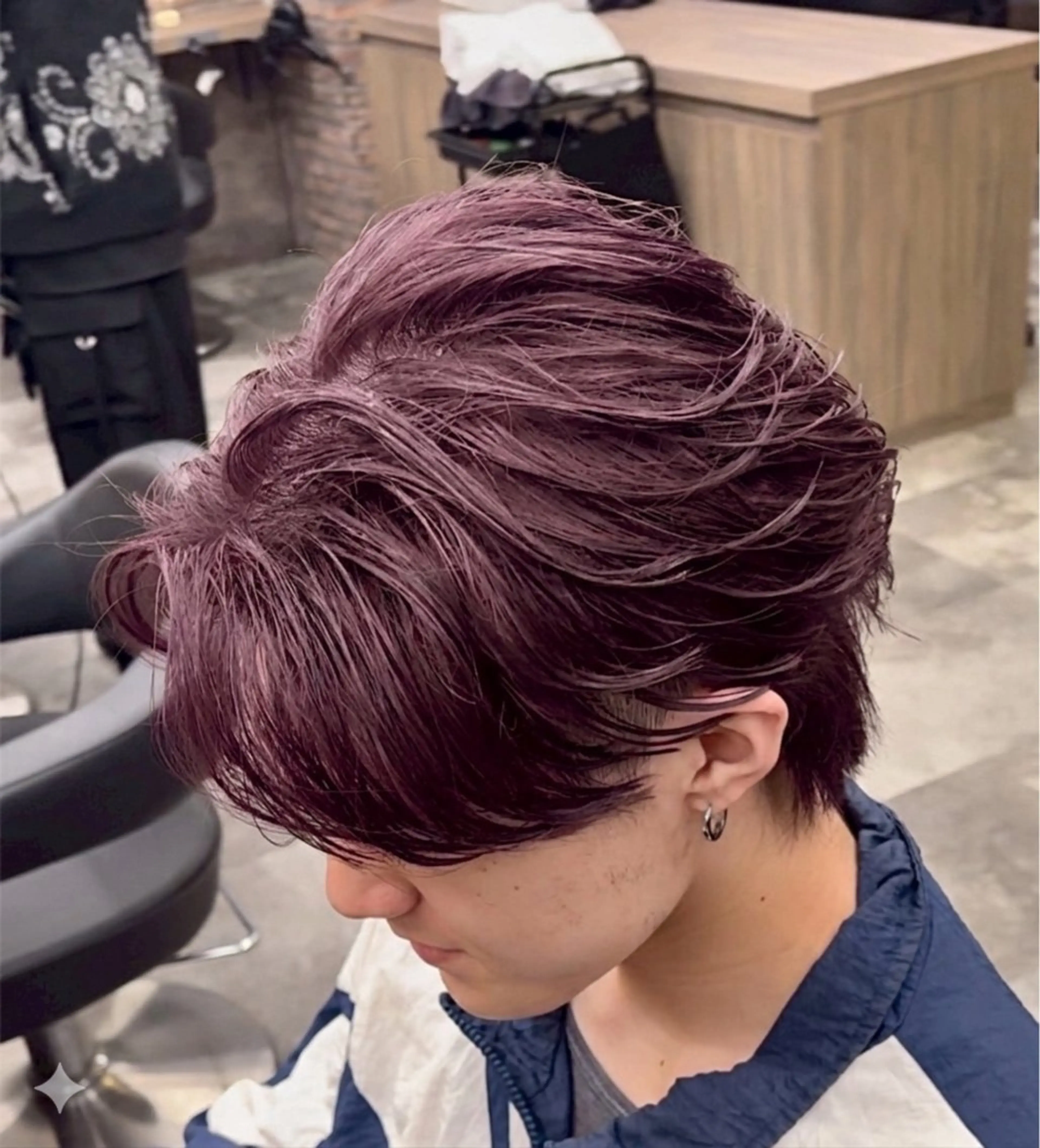 カラー パーマ メンズ 塩原 佑弦のヘアスタイル