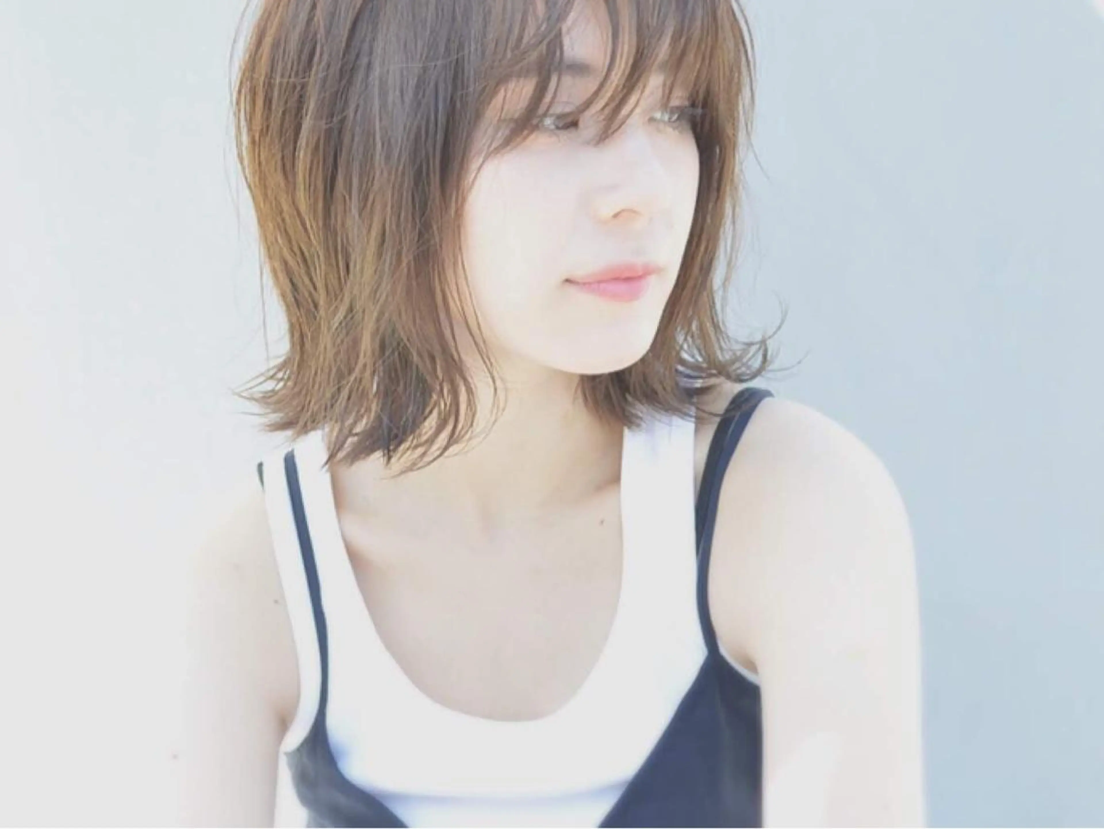 ミディアム カラー パーマ 小顔ショート✁ ⁂Yukari⁂のヘアスタイル