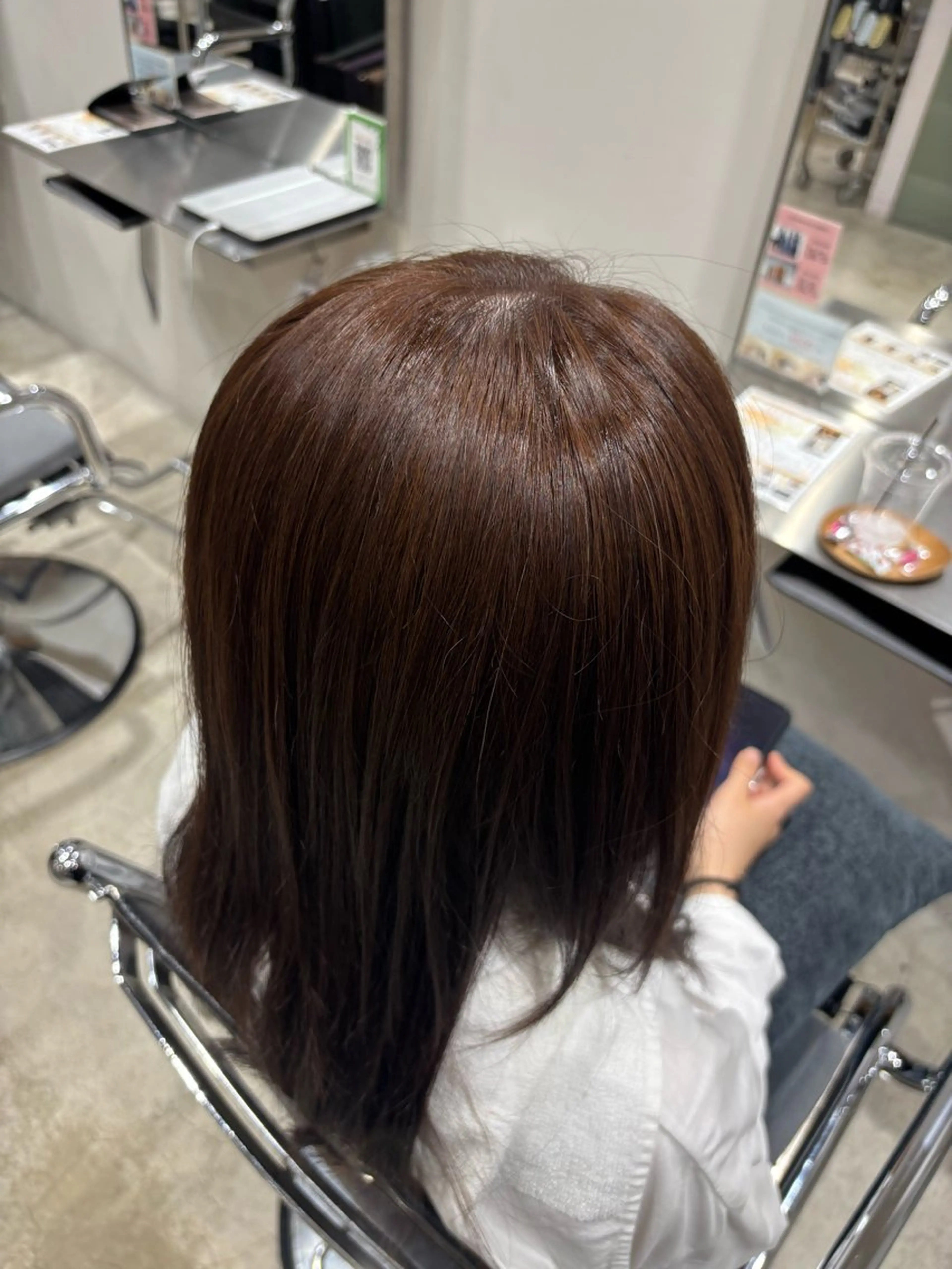 ロング 田中 理菜のヘアスタイル