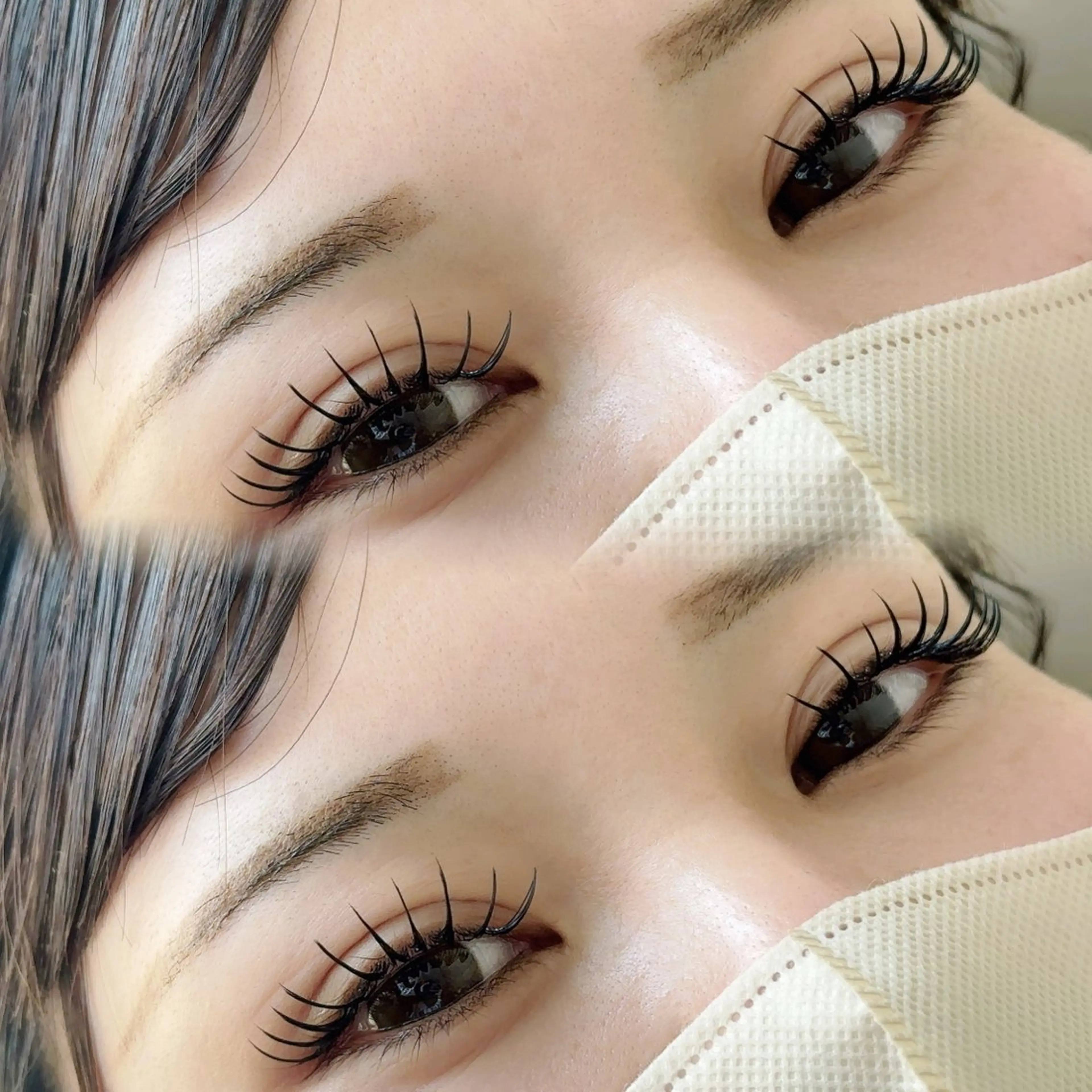 マツエク・マツパ フラットラッシュ -y- hinaのマツエク・マツパデザイン