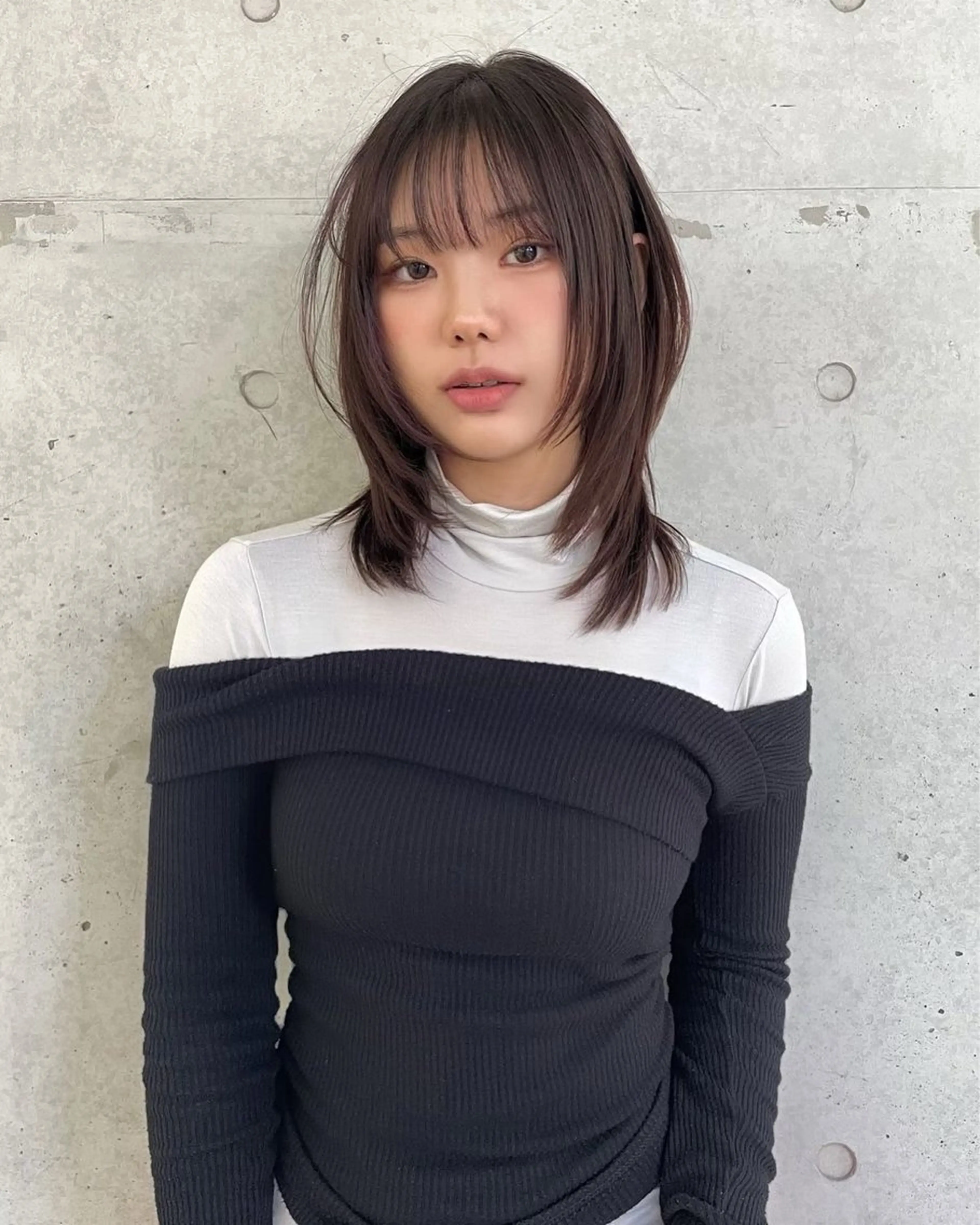 ミディアム レイヤーカット 宇野愛華∕ パーマスタイルのヘアスタイル