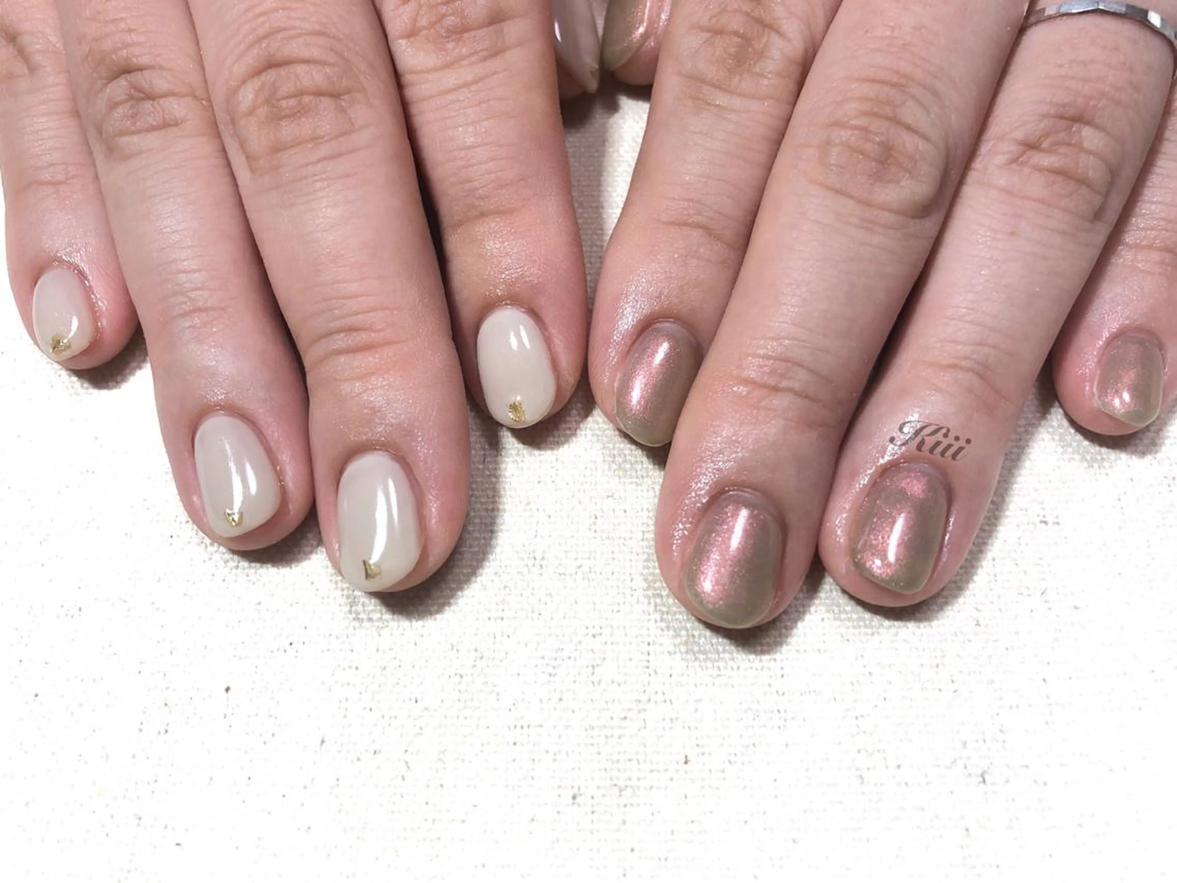 ネイル ニュアンスネイル ハンドネイル フットネイル kiii.__ ✴︎*のネイルデザイン