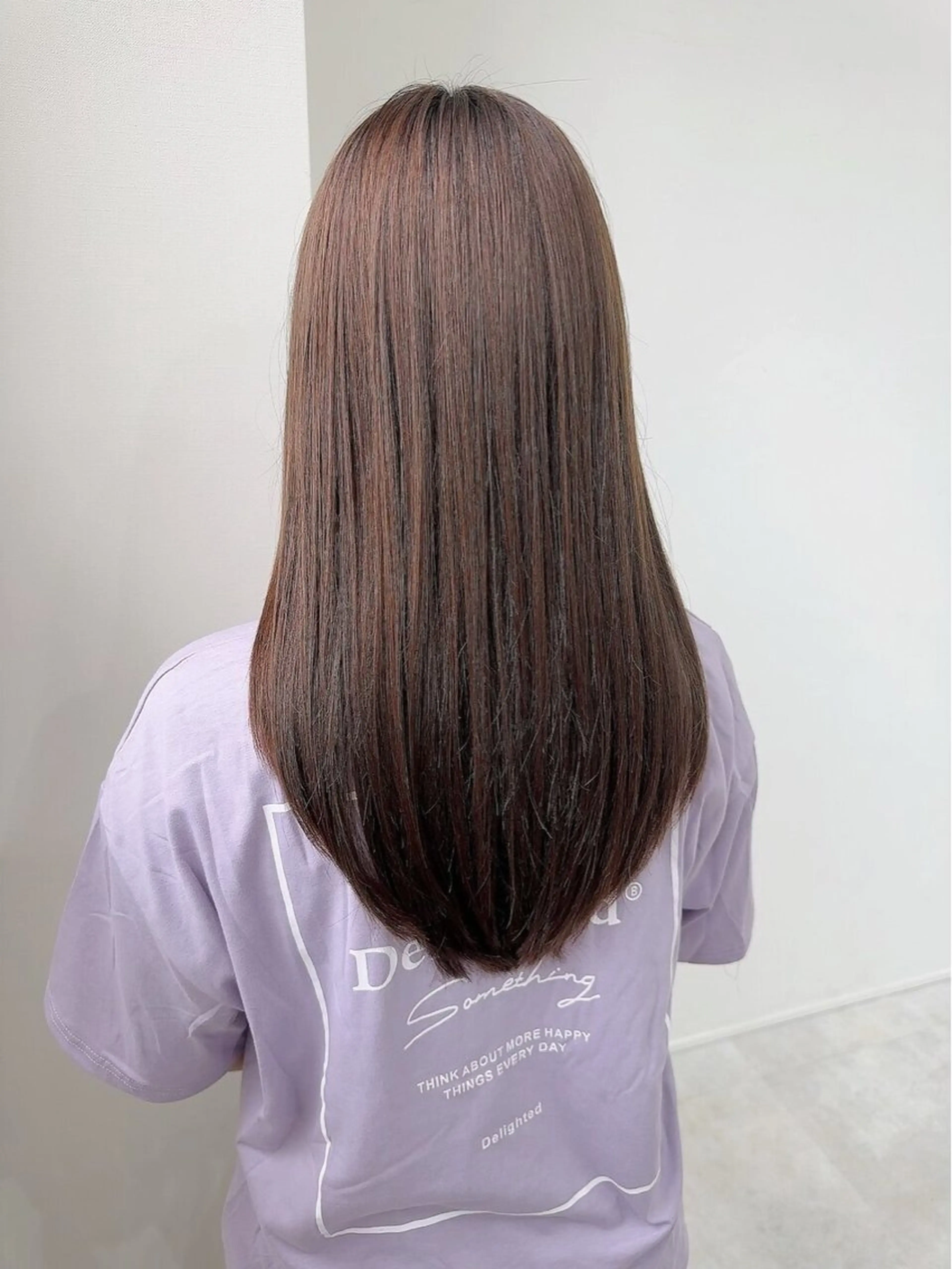 ロング カラー 縮毛矯正 カット ヘアカラー 縮毛矯正 トリートメント ciyon. ヘア デザイナー ayaのヘアスタイル