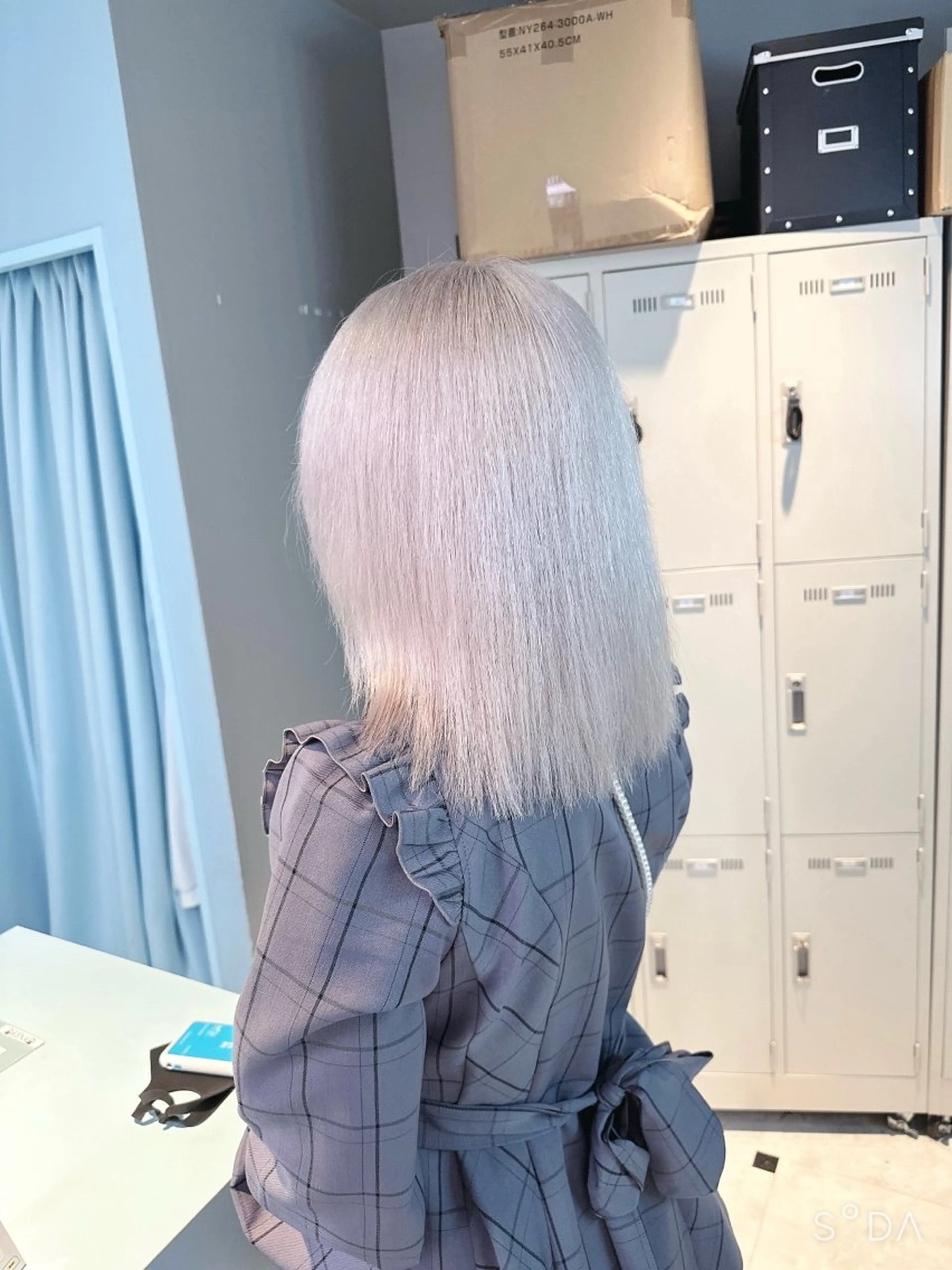 ミディアム カラー ヘアカラー ヘッドスパ ヘアセット 🪄池袋ハイトーン 🪄ブリーチカラーのヘアスタイル