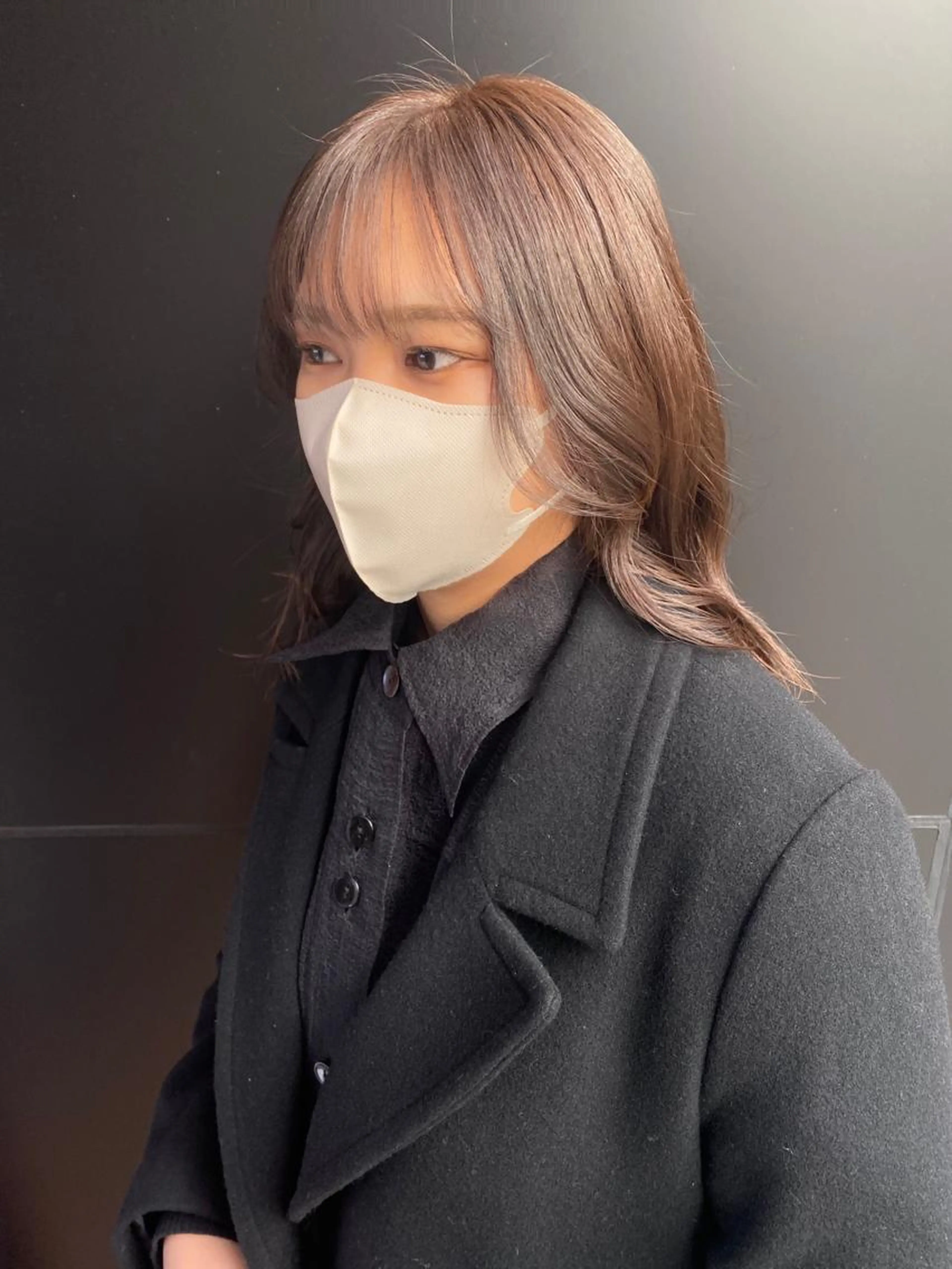 【レディース限定】似合わせデザインカット+透明感カラー+トリートメントの写真