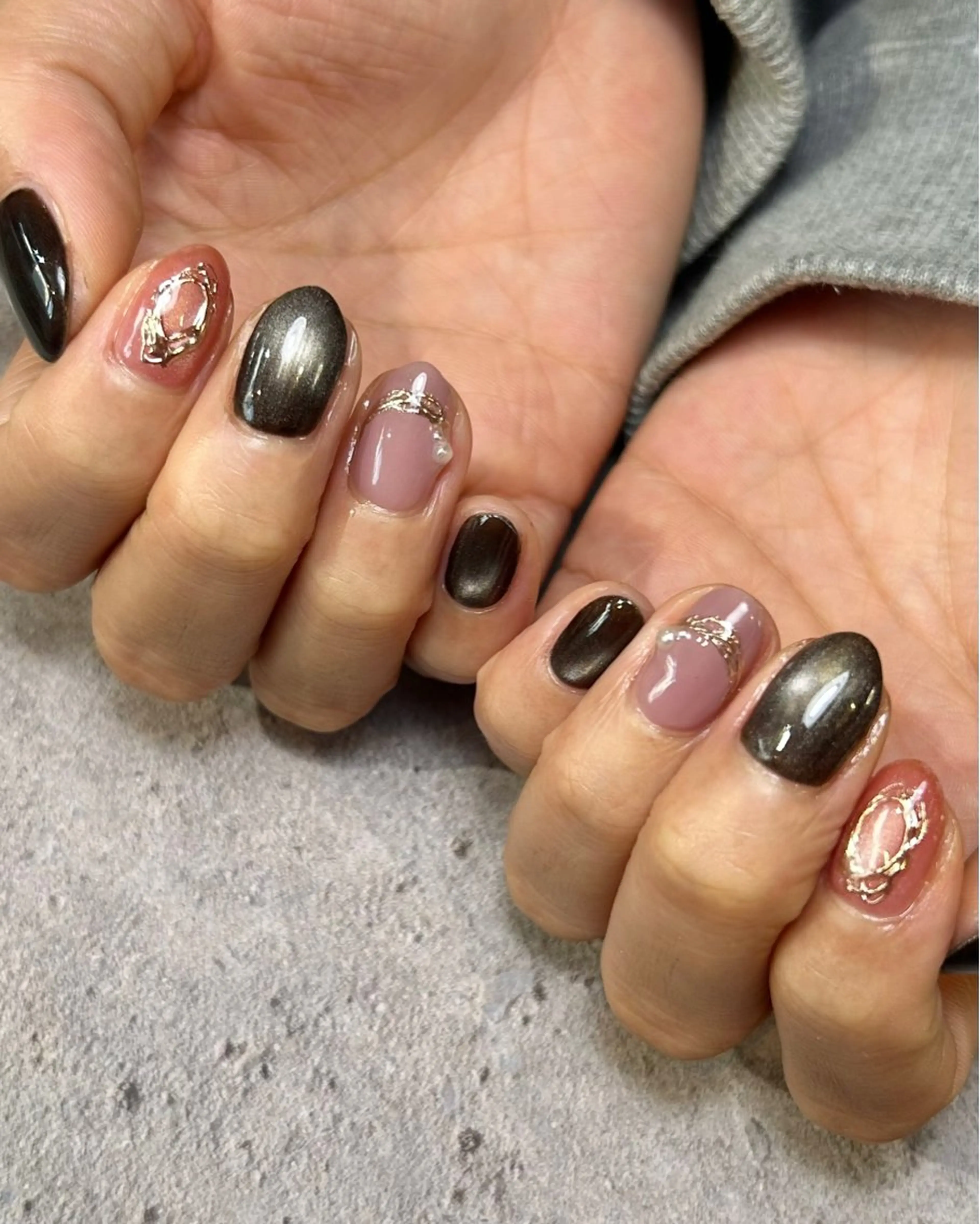 ネイル 持ち込み ハンドネイル Reflection marikoのネイルデザイン