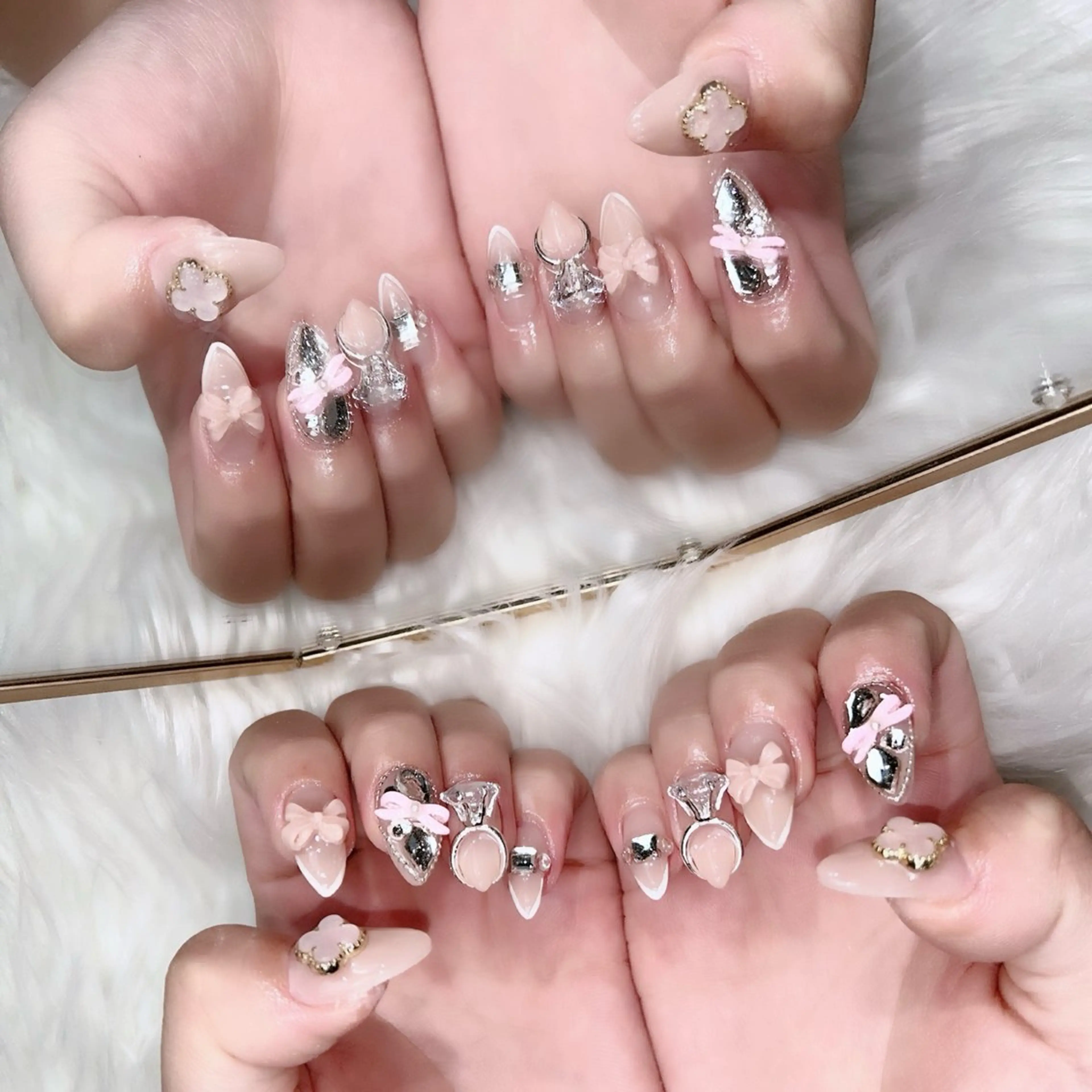 ネイル 韓国ネイル ワンホンネイル merci nail所属・merci nailのネイルデザイン