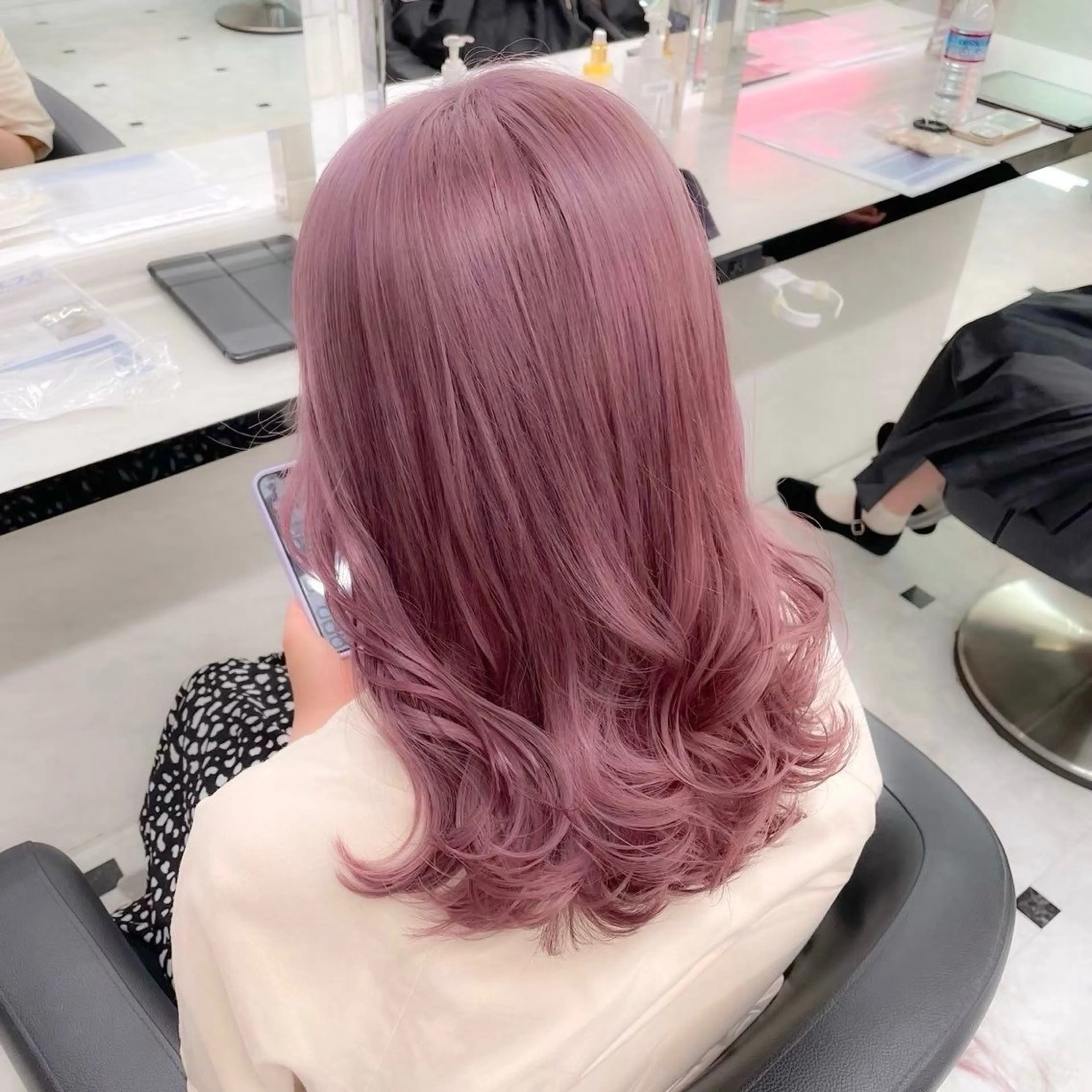 セミロング カラー 💗トレンドモテヘア Natsumi 💗のヘアスタイル