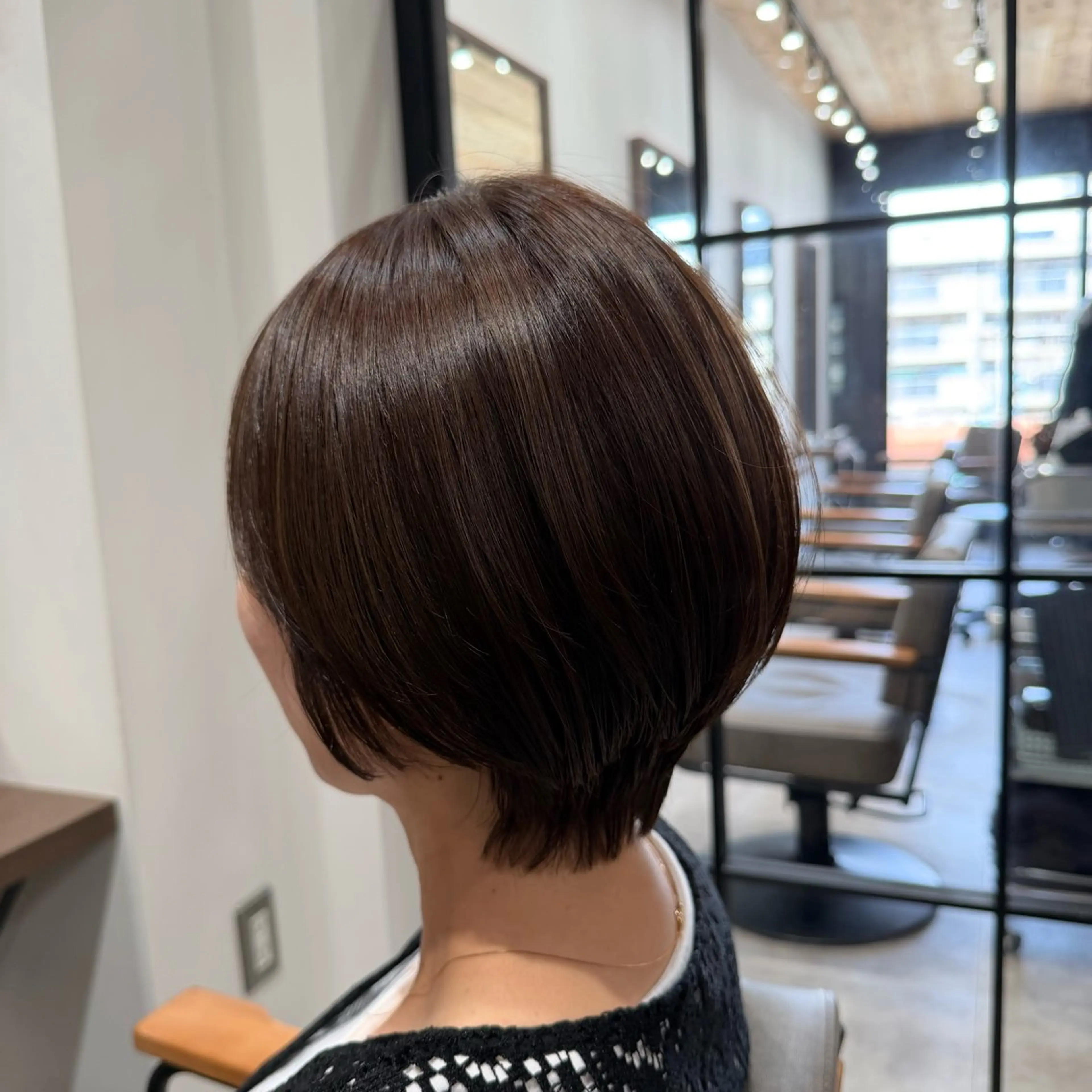 ショート カット トリートメント ルナ🫐縮毛矯正 🫐髪質改善のヘアスタイル