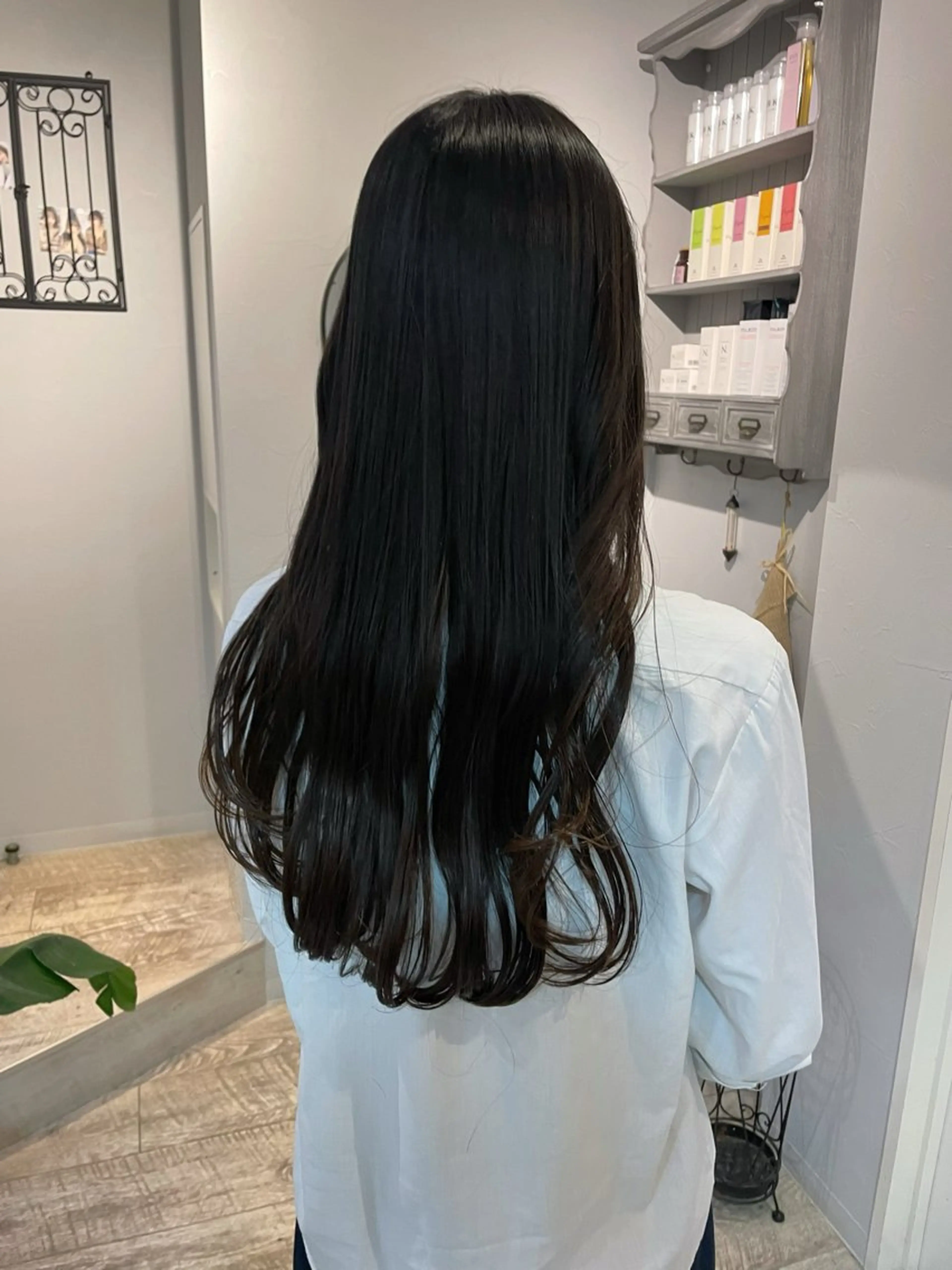 ロング 坪森 野々香のヘアスタイル