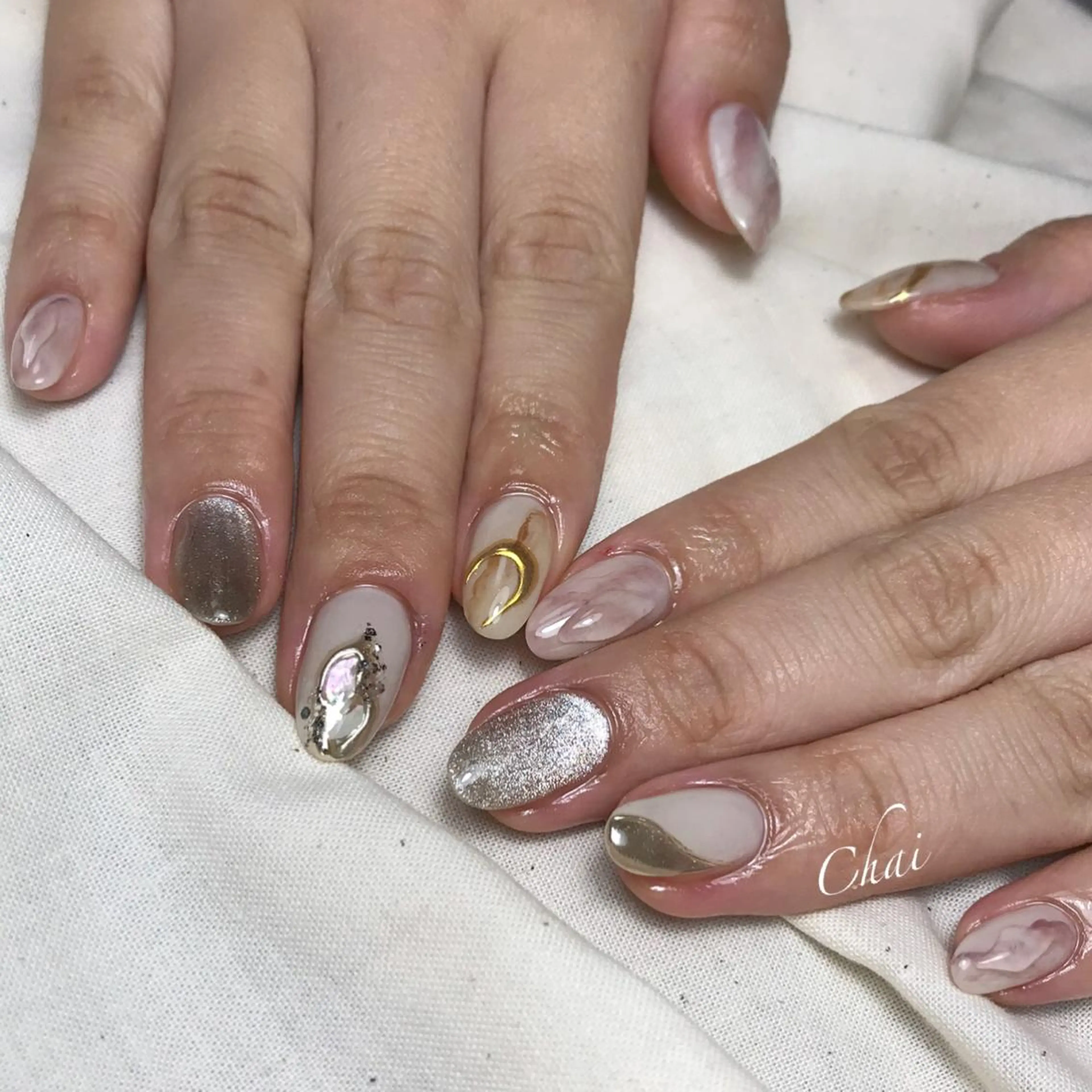 ネイル ハンドネイル 💅chainail _aiのネイルデザイン