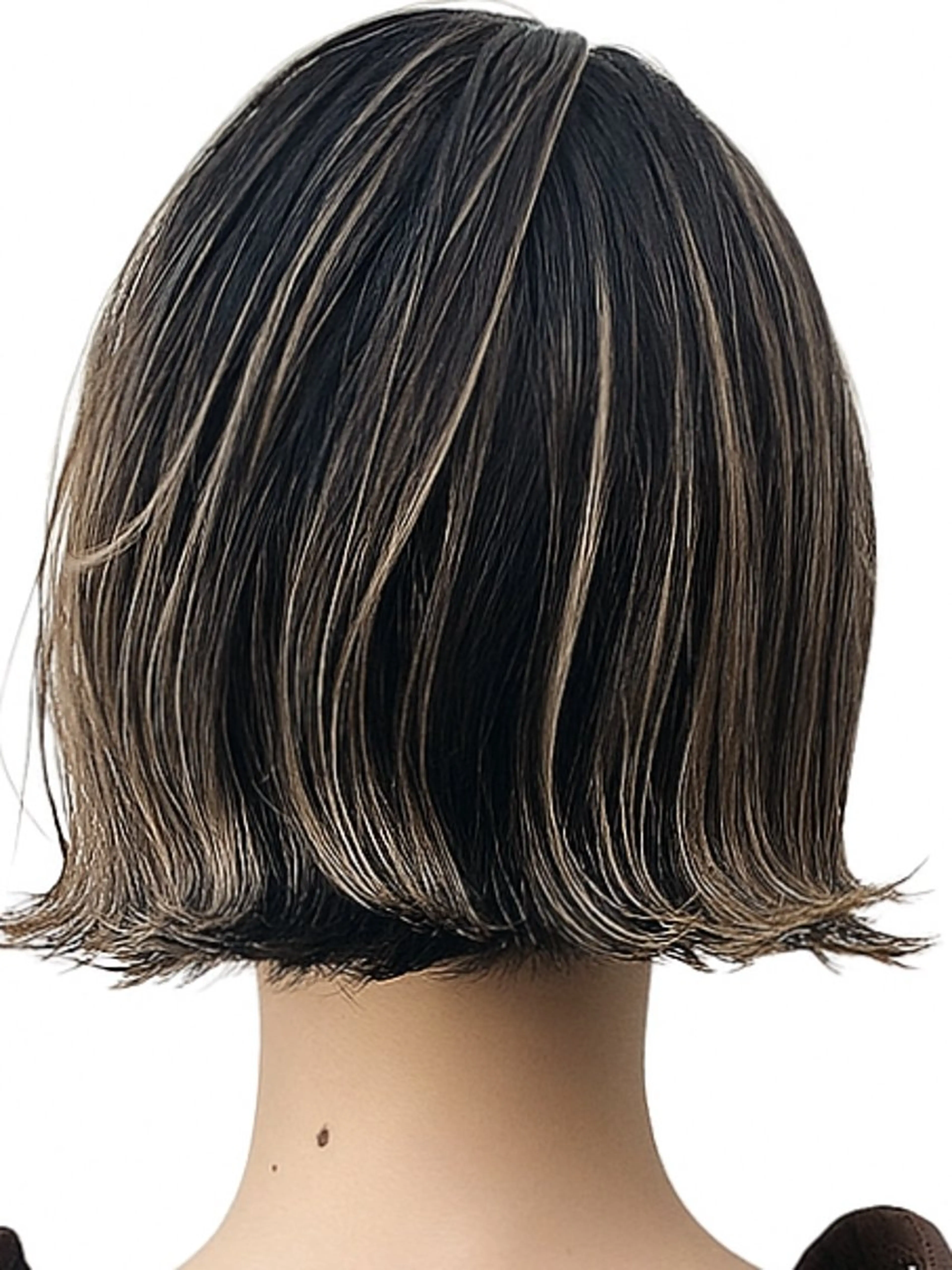 ミディアム 髪質改善＆白髪ぼかし カラー♡店長みやけ♡のヘアスタイル