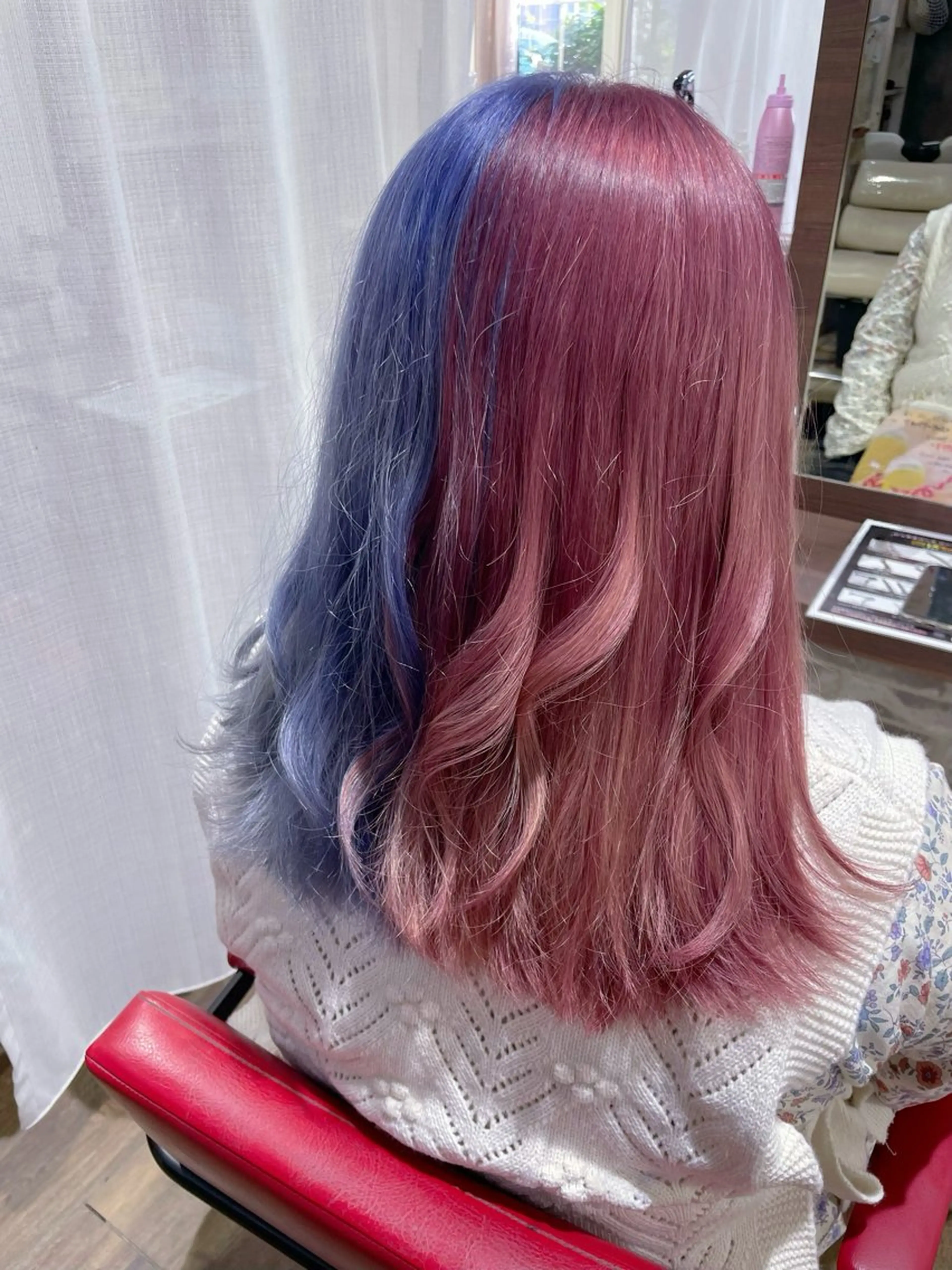 セミロング カラー 広瀬 珠優のヘアスタイル