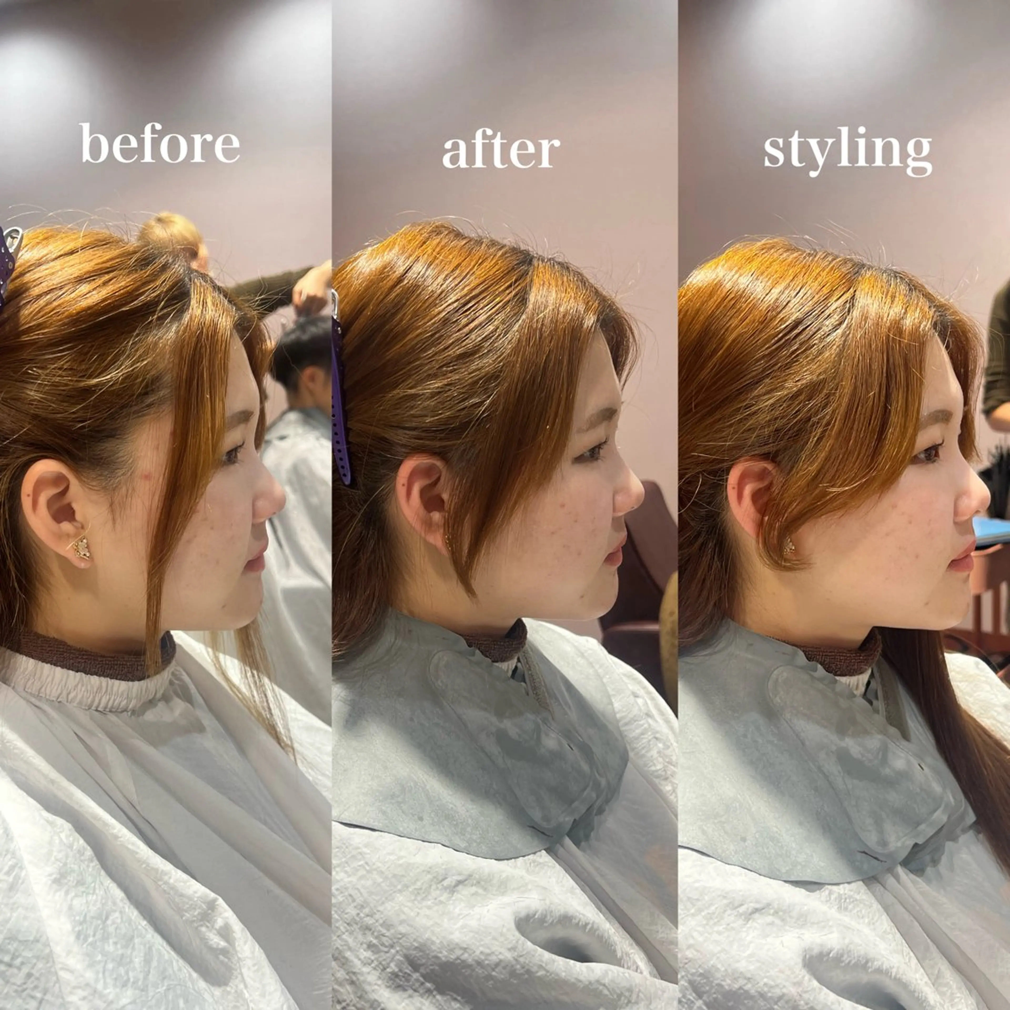 ロング アッシュ 韓国風カラー ボブ 髪質改善 韓国風ヘア 🌿寄り添い型美容師 🌿yuiのヘアスタイル