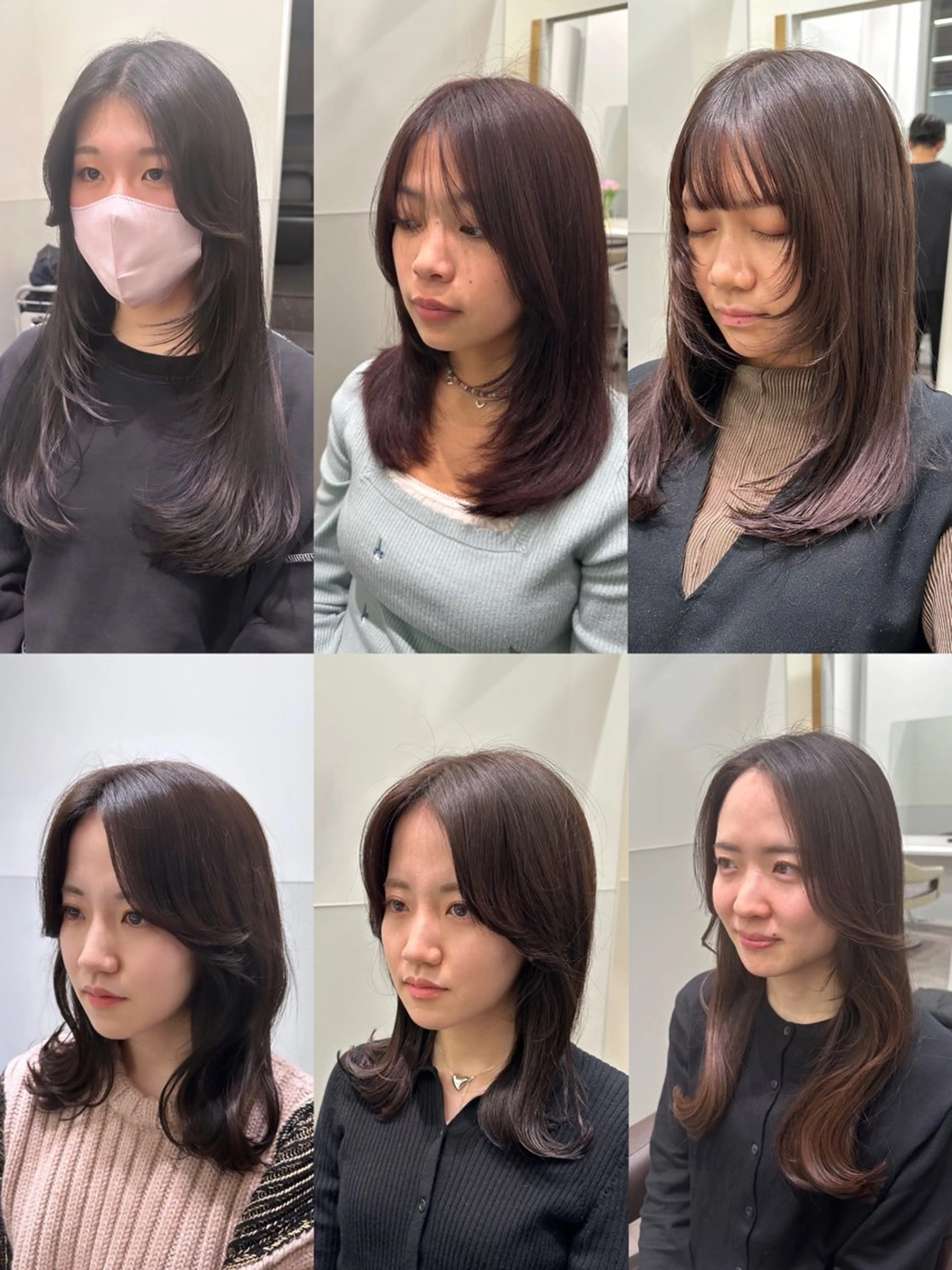 ミディアム カラー ヘアアレンジ 海外レイヤー鯉渕 【海外風メンズも◎】のヘアスタイル