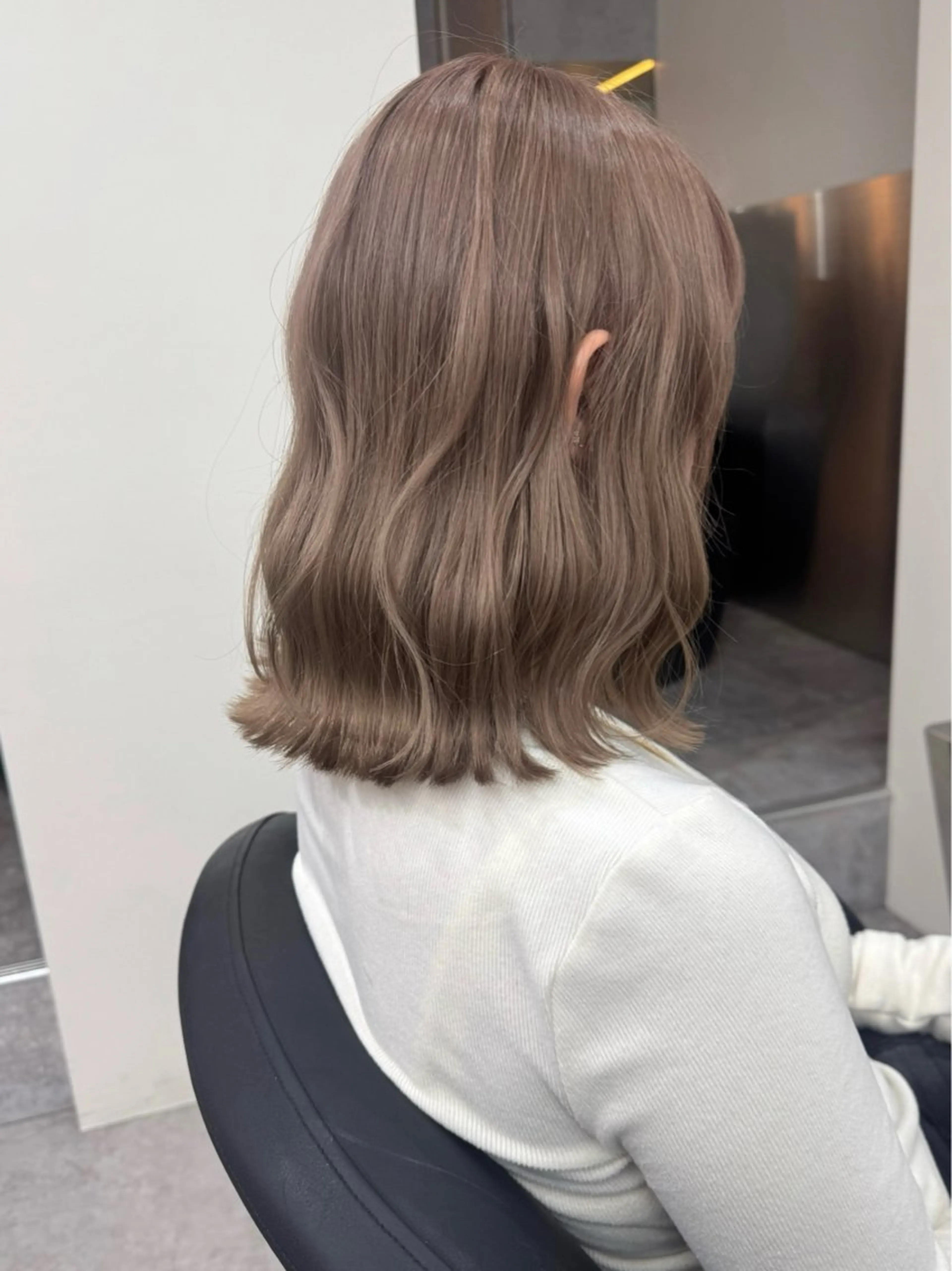 ショート ヘアカラー トリートメント 🕊️ナチュラル盛れ 韓国風艶髪/マホ🫧のヘアスタイル