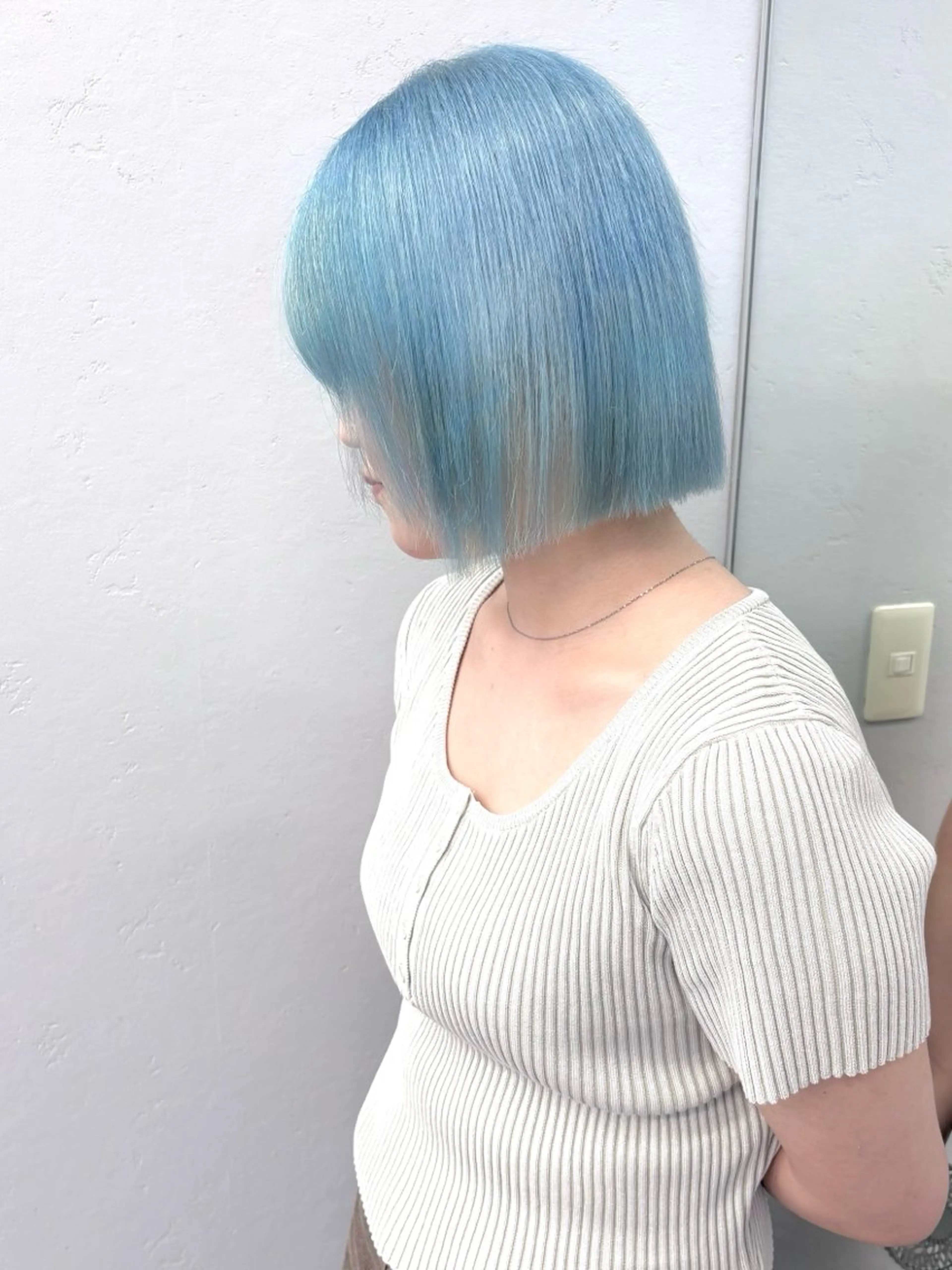 ショート カラー ヘアカラー ukyo/カラー/ ブリーチ/ハイライトのヘアスタイル