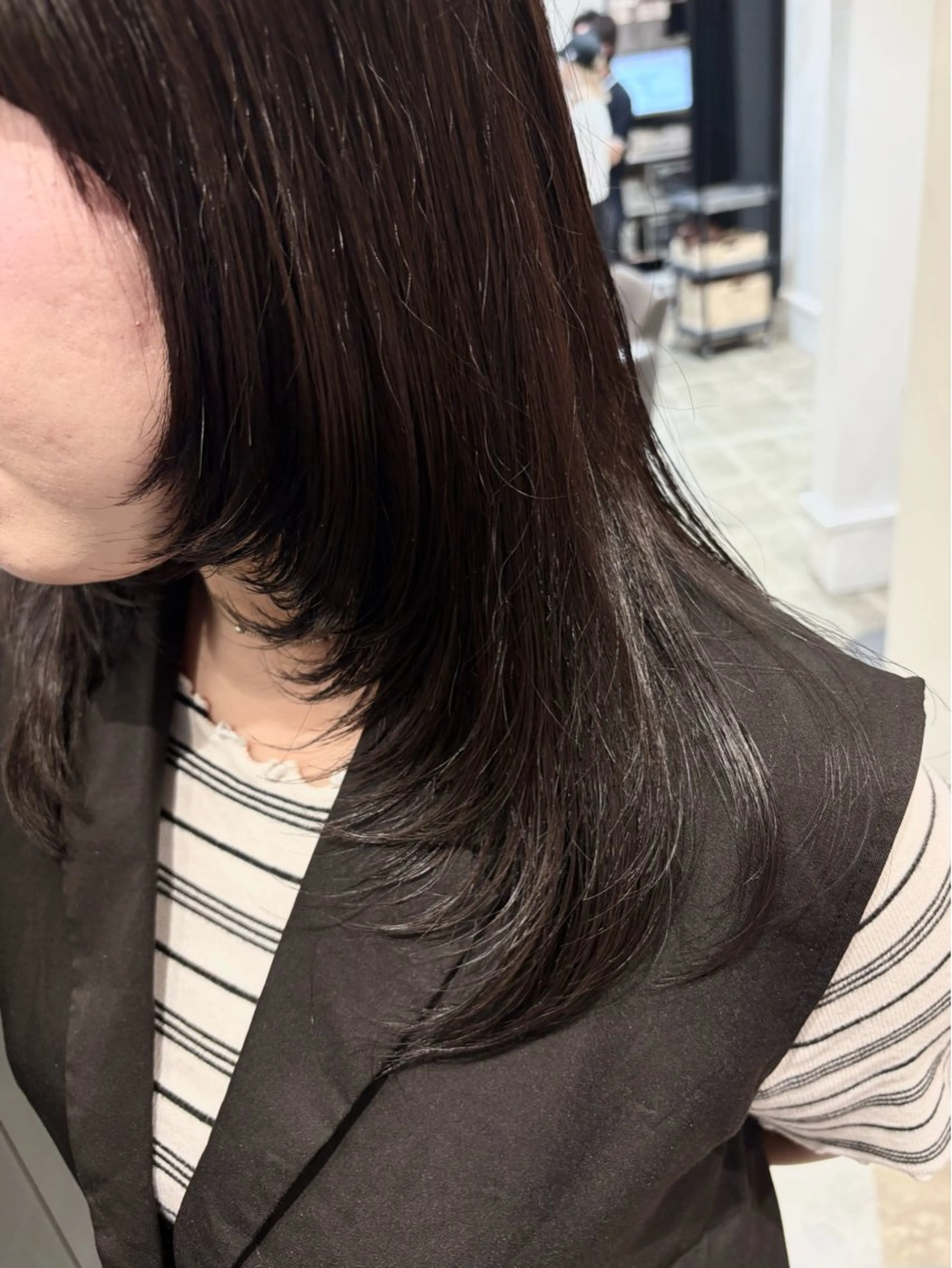 ミディアム レイヤーカット 田村 亜衣華のヘアスタイル