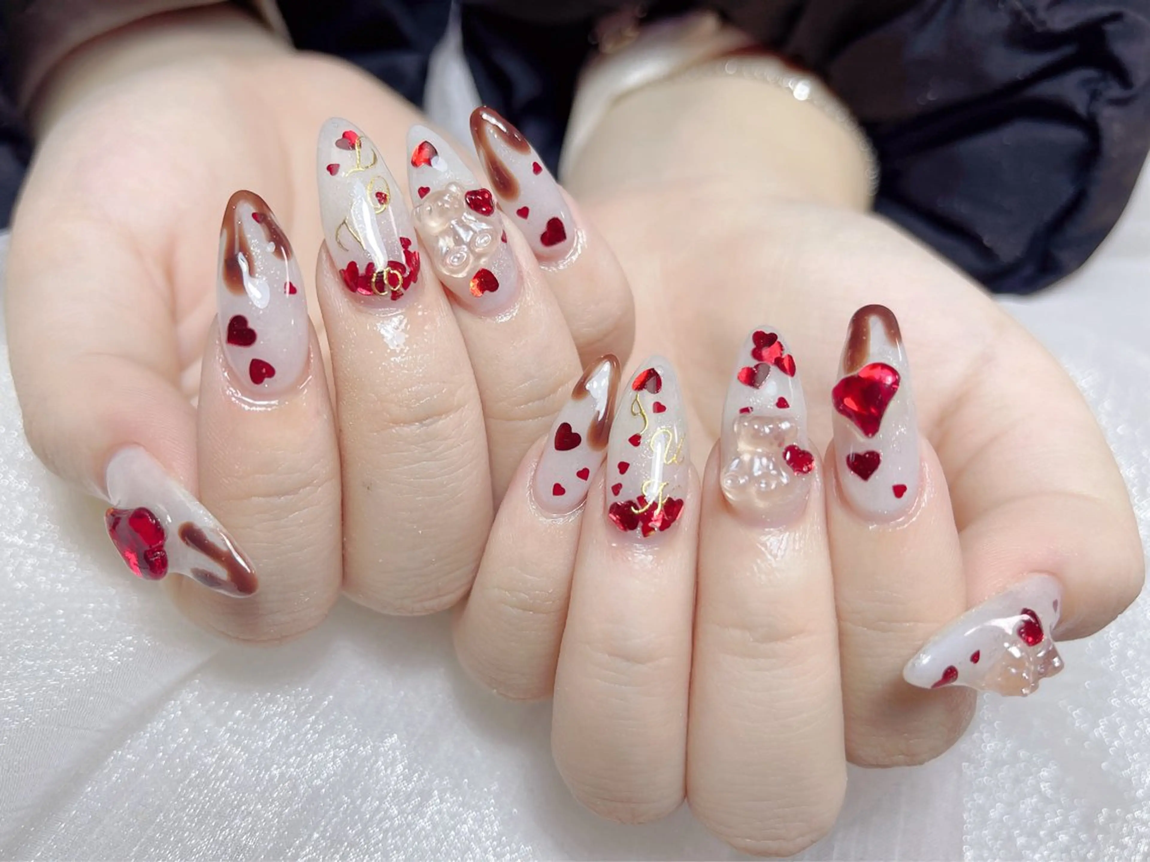 ネイル ハンドネイル 🎀ネイルサロン エクラYUI🎀のネイルデザイン