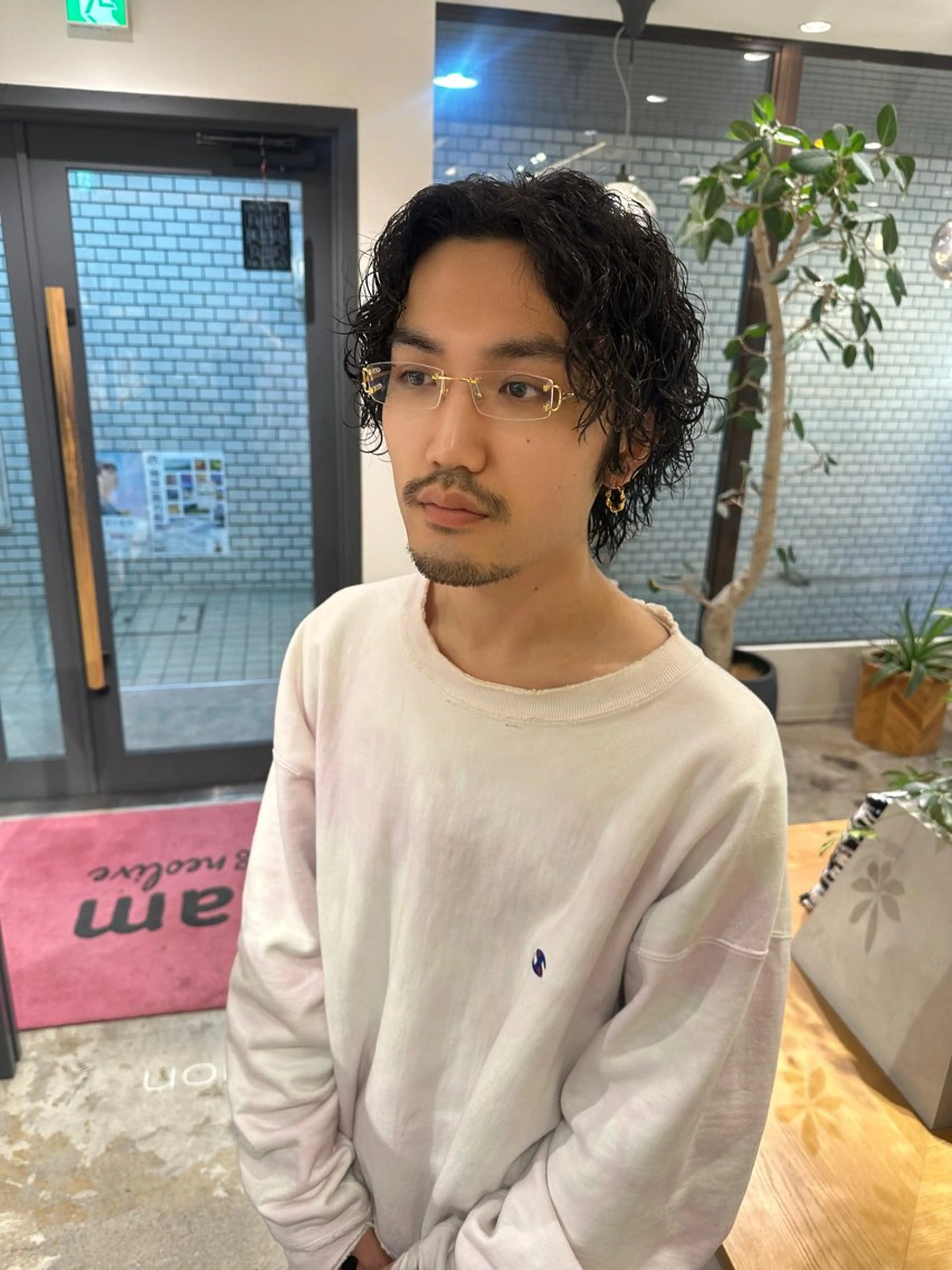 パーマ メンズ 波巻きパーマ カット パーマ AIRI 🐈‍⬛のヘアスタイル