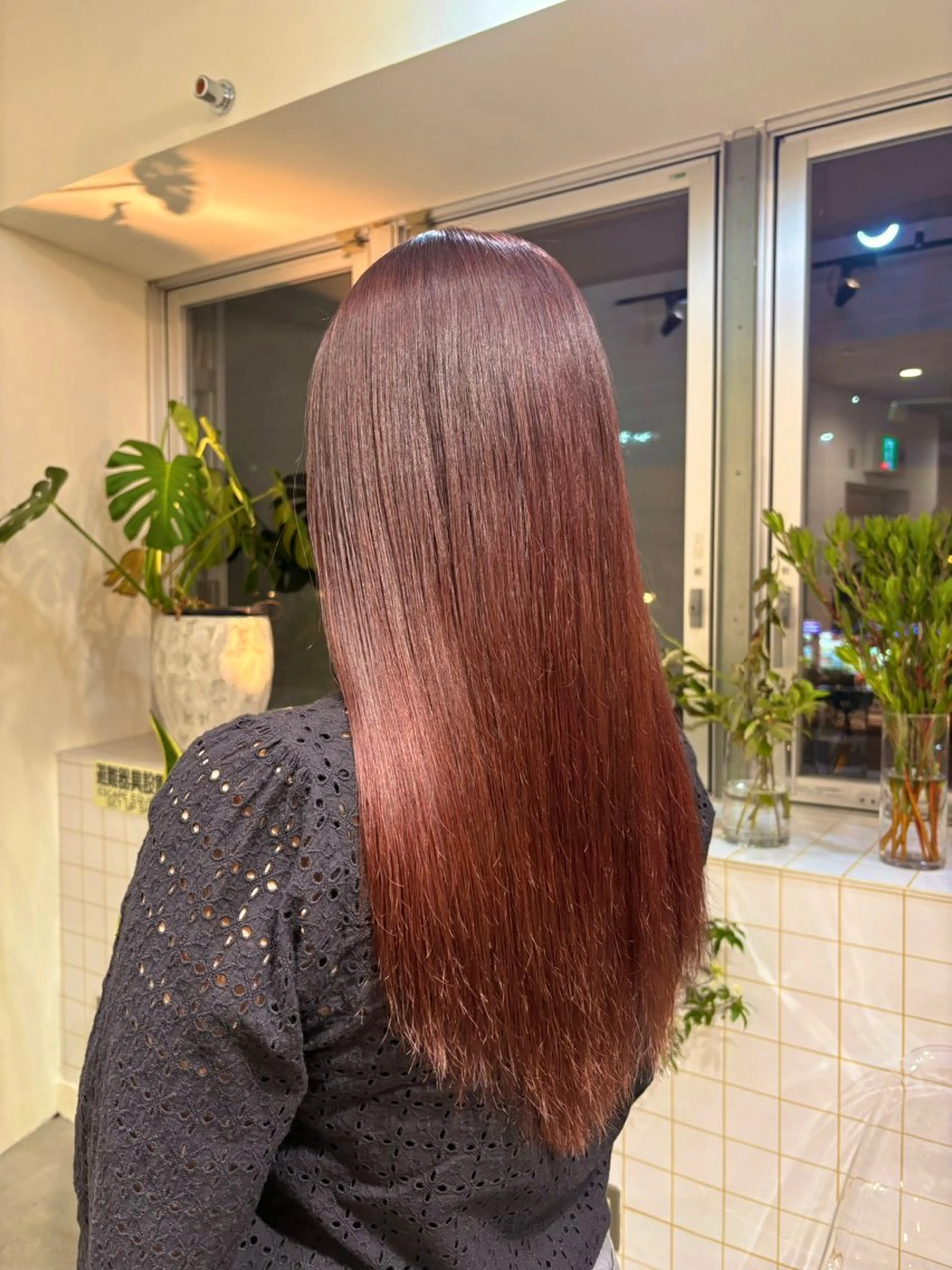 ロング ヘアカラー 梅田/酸性ストレート /ひかるのヘアスタイル