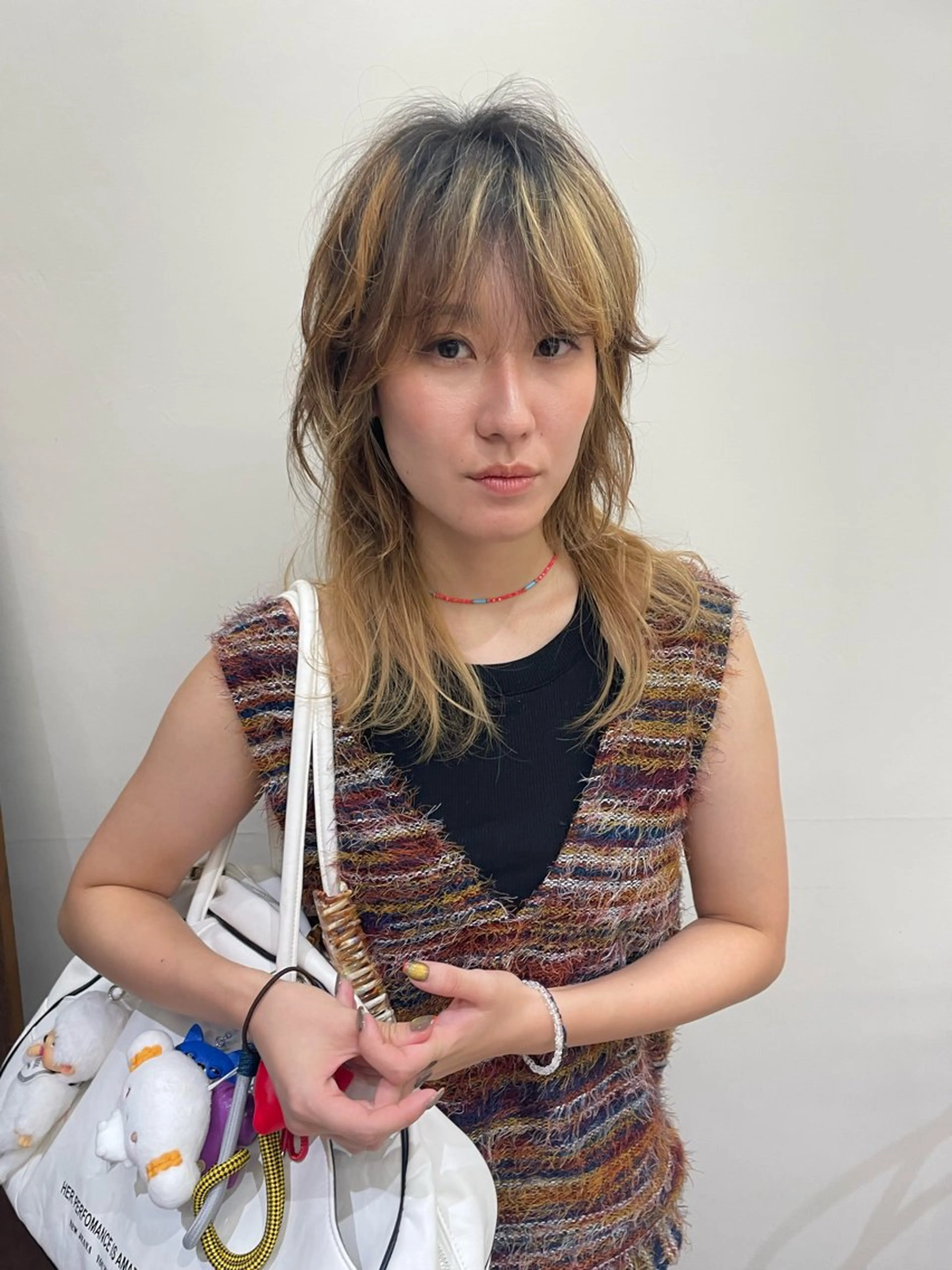 ミディアム カラー パーマ ヘアアレンジ メンズ カット ヘアカラー トリートメント tatsumi/ボブ ウルフ/レイヤーのヘアスタイル