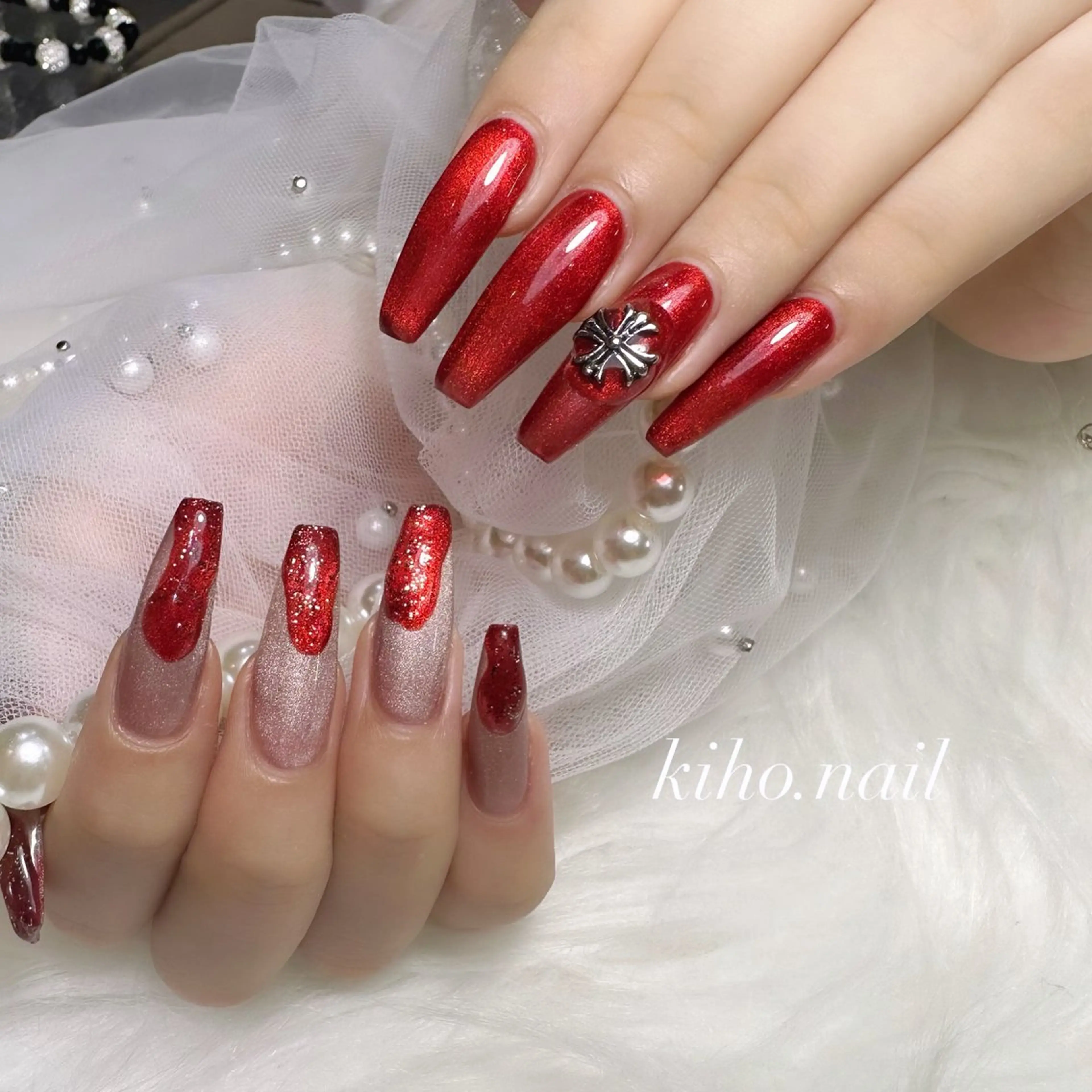 ネイル ハンドネイル KIHO 【週一深夜ネイル】のネイルデザイン