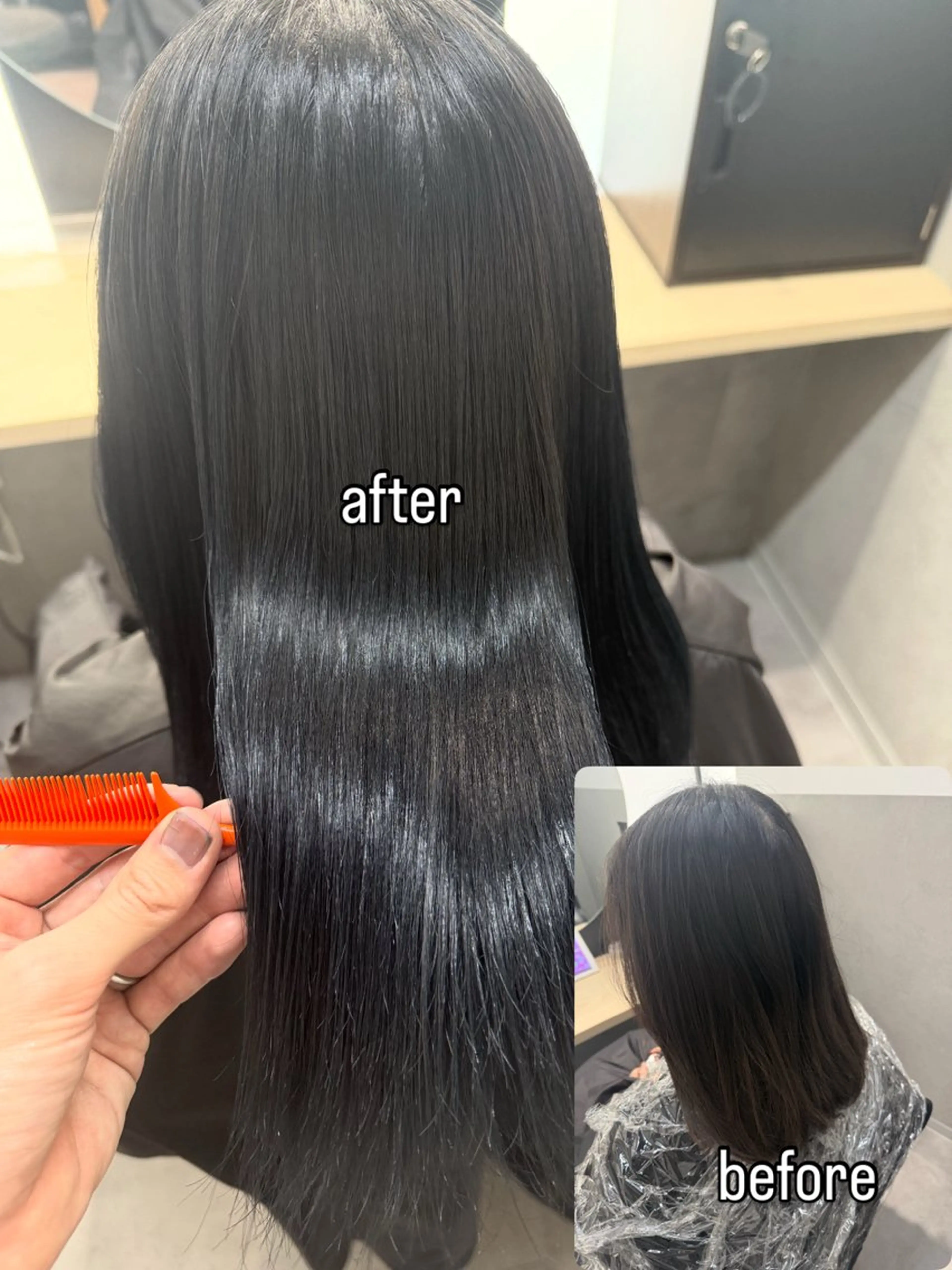 ロング カット ヘアカラー 縮毛矯正 トリートメント 🎊地域最安値🎊 髪質改善/NAOKIのヘアスタイル