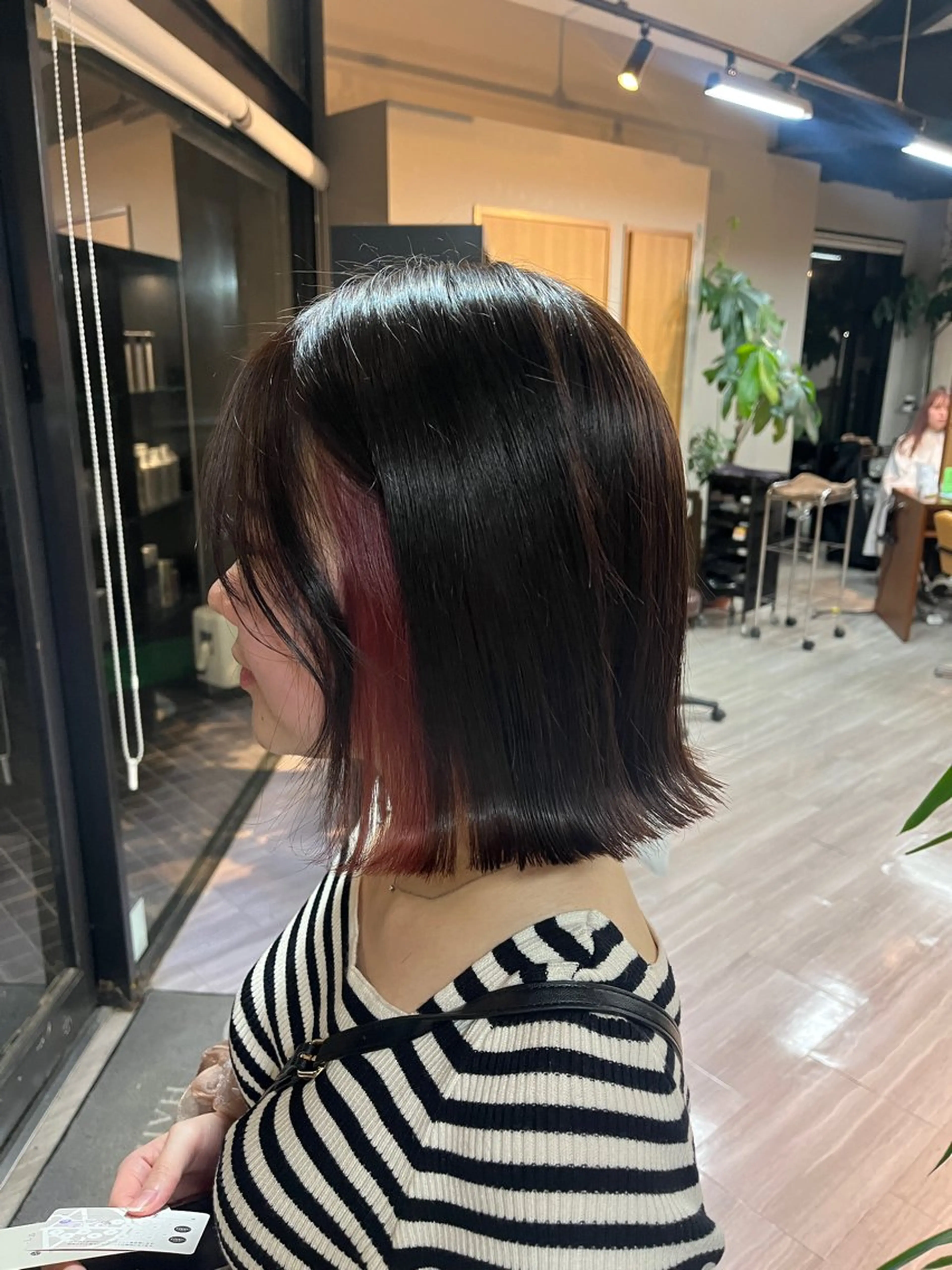 ミディアム alu yuinaのヘアスタイル