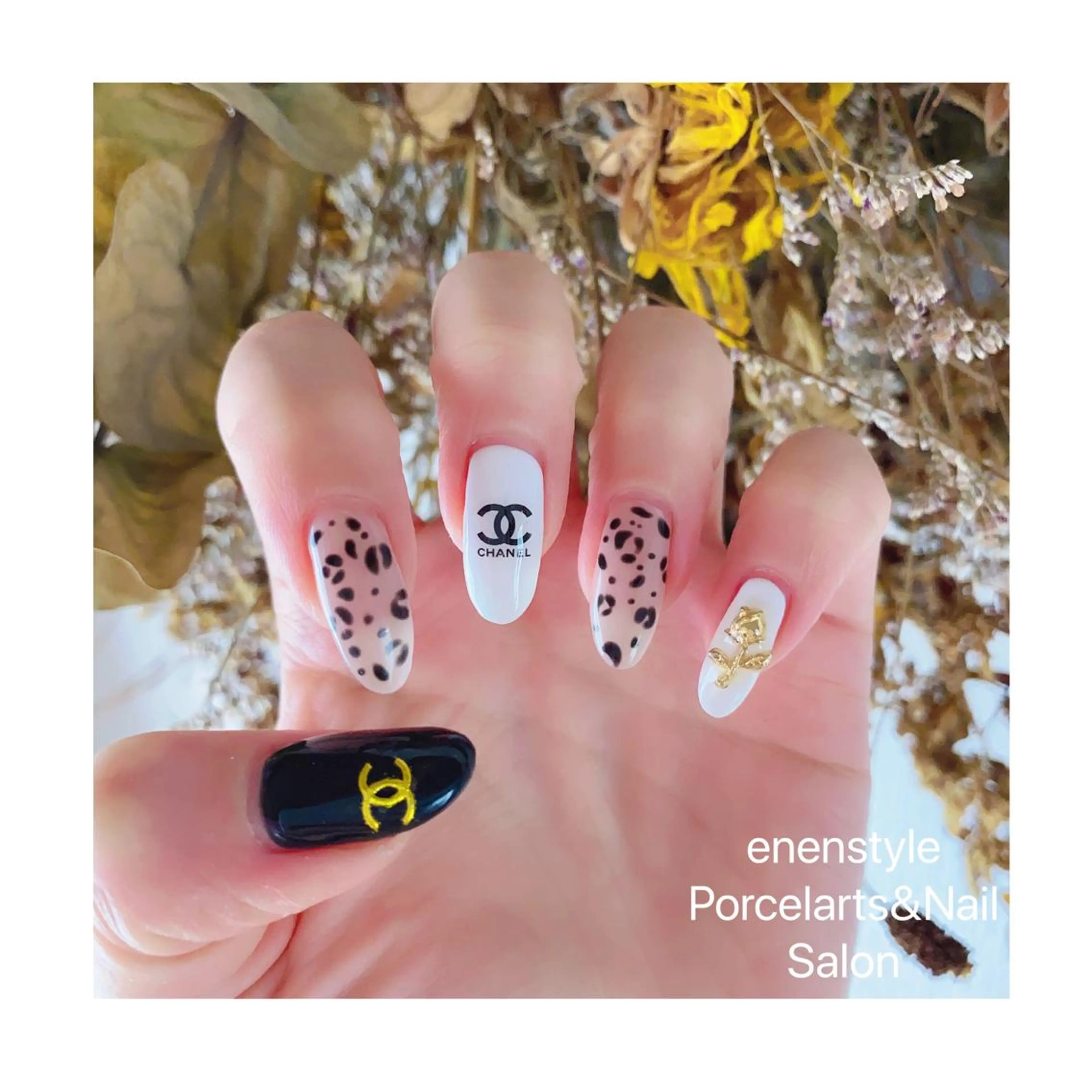 ミディアム ネイル ハンドネイル 👑enen style👑のネイルデザイン