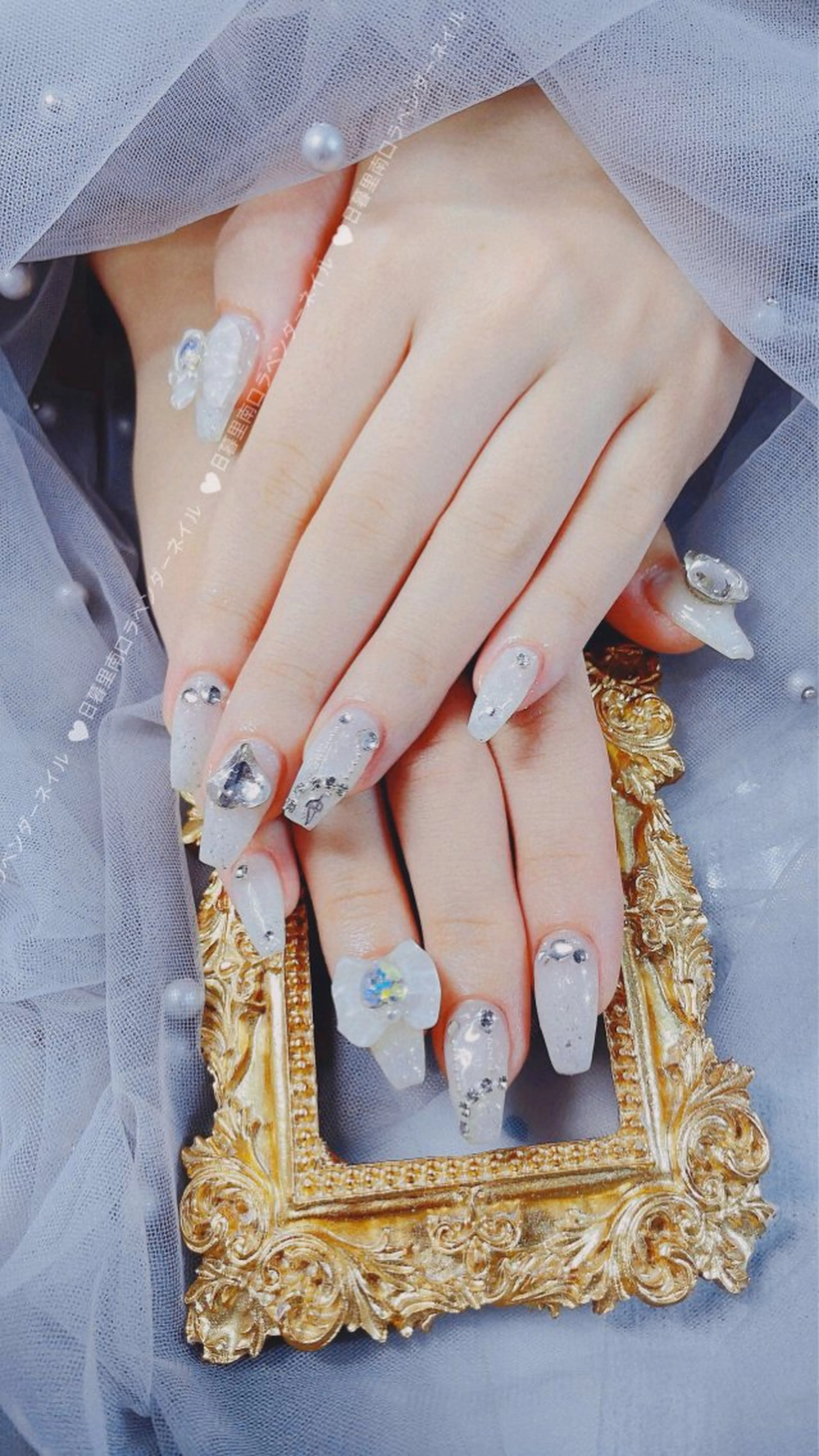 ネイル ラベンダー💖日暮里 ルル💖ネイルのネイルデザイン