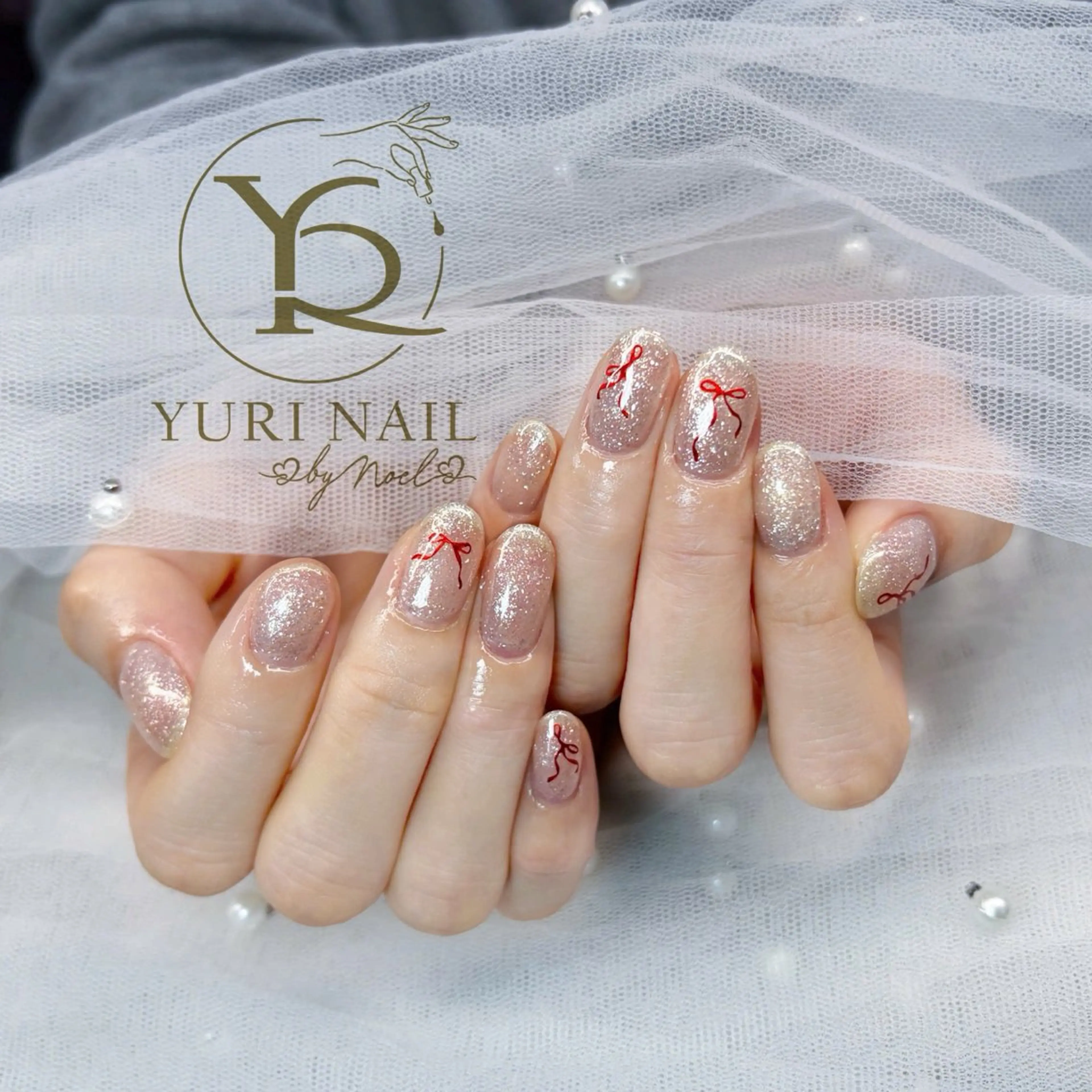 ネイル チークネイル フットネイル グラデーション 韓国ネイル 持ち込み ハンドネイル フットネイル ハンドケア YURI Nail Narita所属・YURI Nail NARITAのネイルデザイン