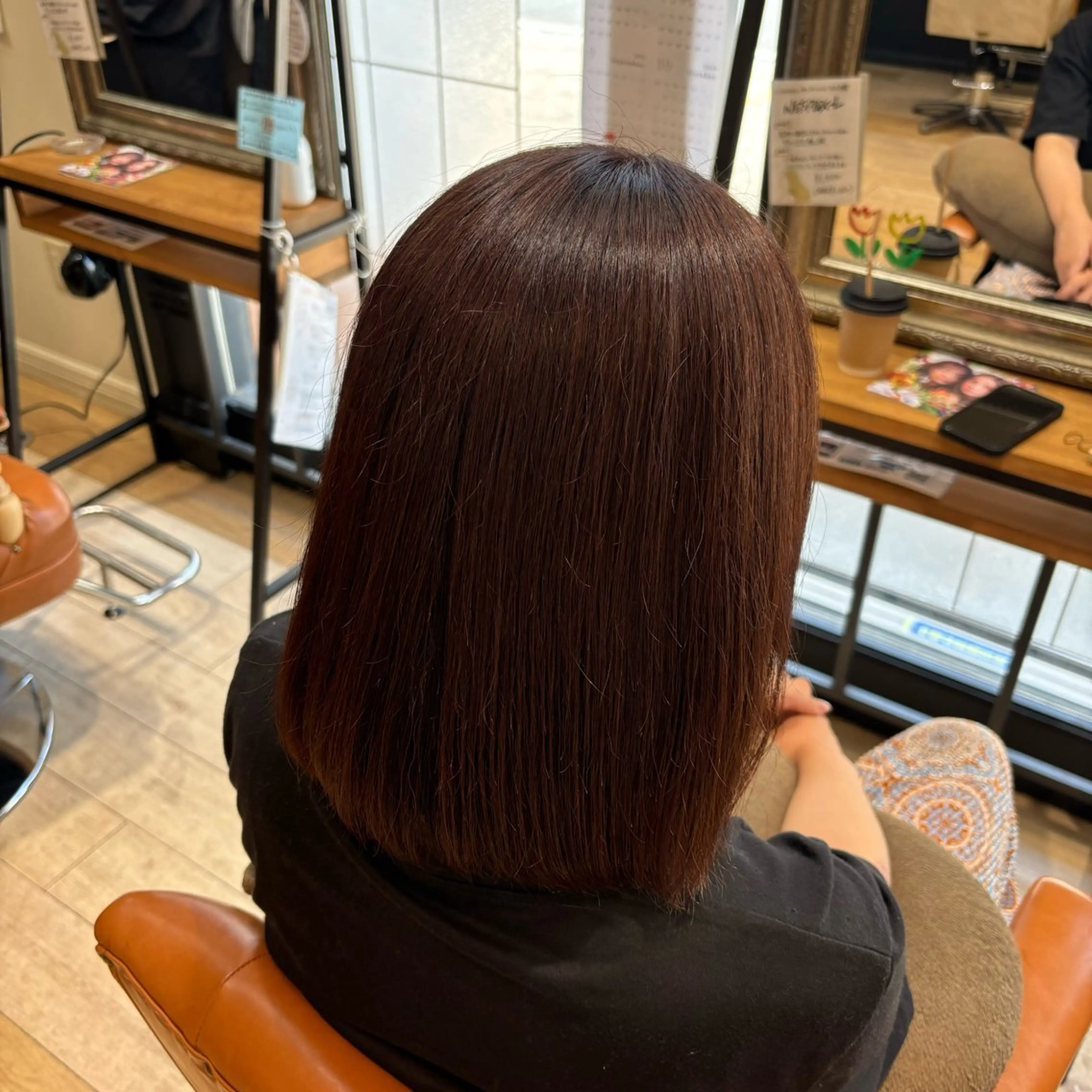 カラー ヘアカラー ヘッドスパ しおり🍬 KOKORO🤍のヘアスタイル