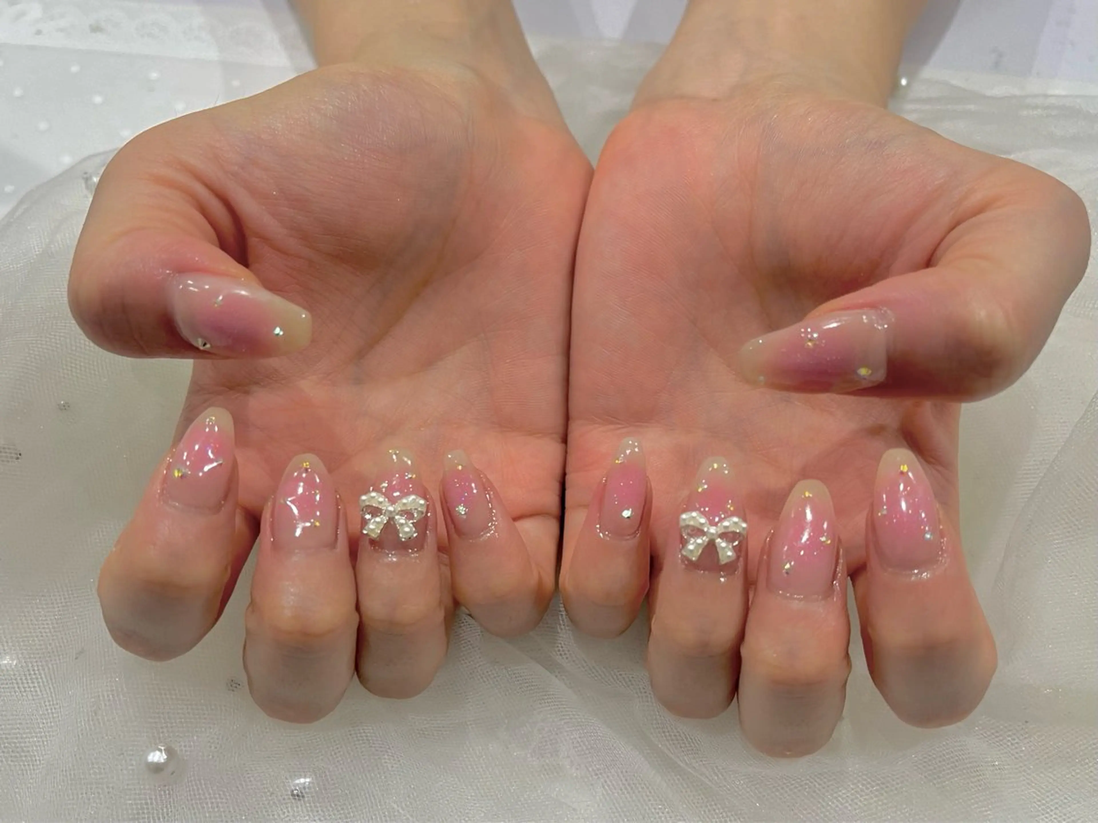 ネイル チークネイル ハンドネイル Nail salon Cielel⟡Ayaのネイルデザイン