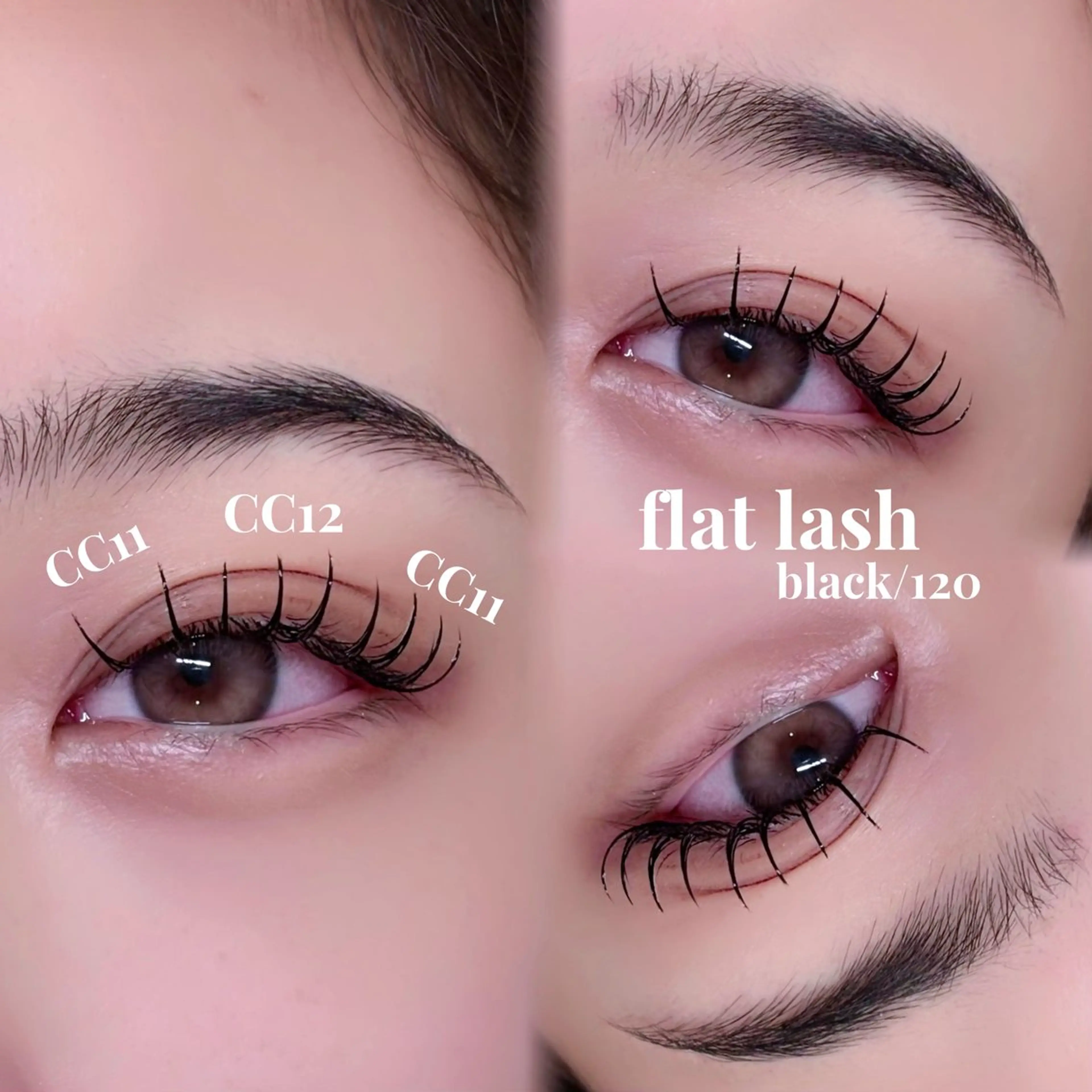 マツエク・マツパ フラットラッシュ アンドヘルシー/束感 /LED🩶MIYUのマツエク・マツパデザイン