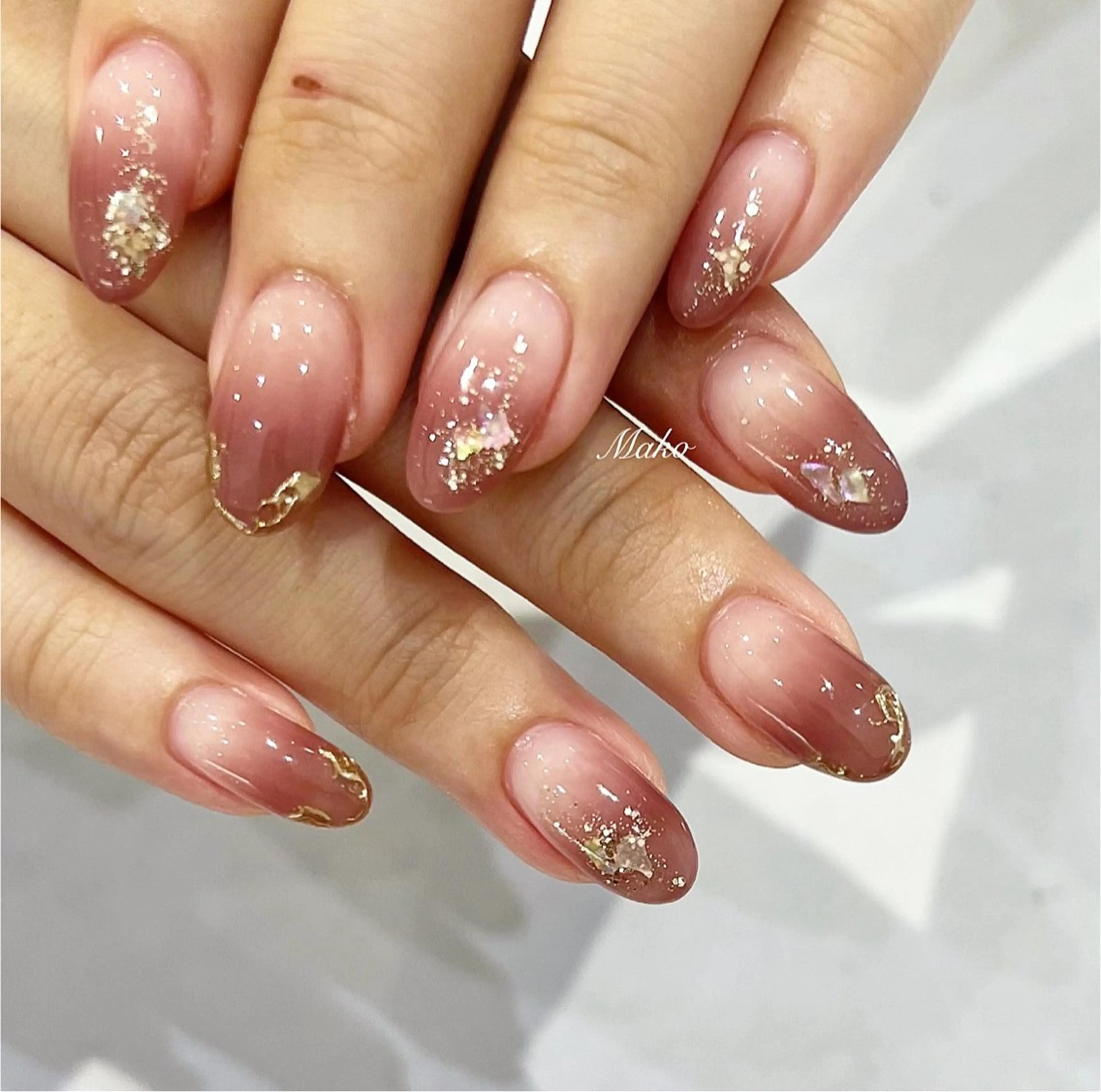 ネイル ニュアンスネイル ハンドネイル salon de Cheliのネイルデザイン