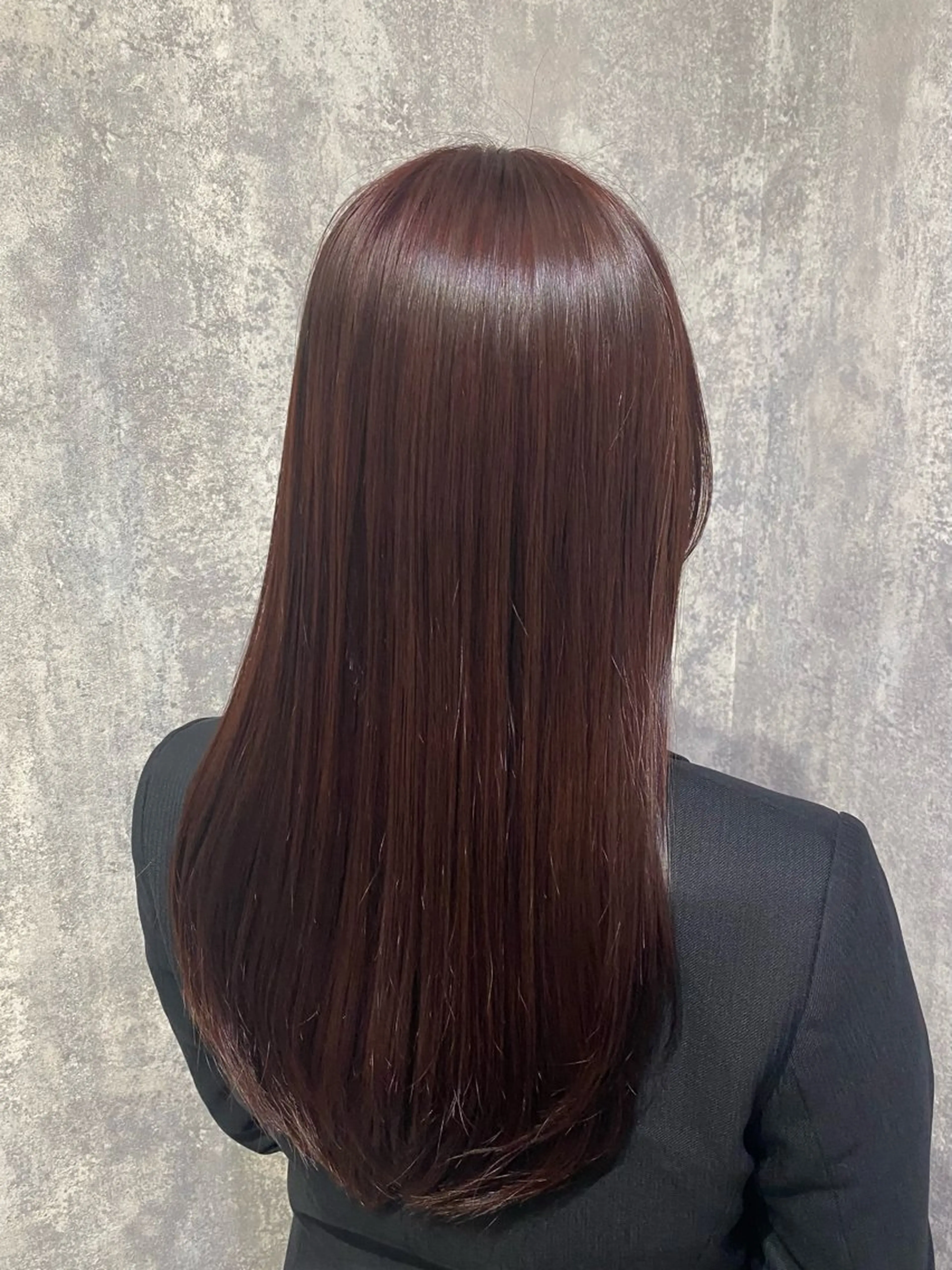 ロング カラー カット ヘアカラー トリートメント shiori/透明感 /顔周り/髪質改善のヘアスタイル