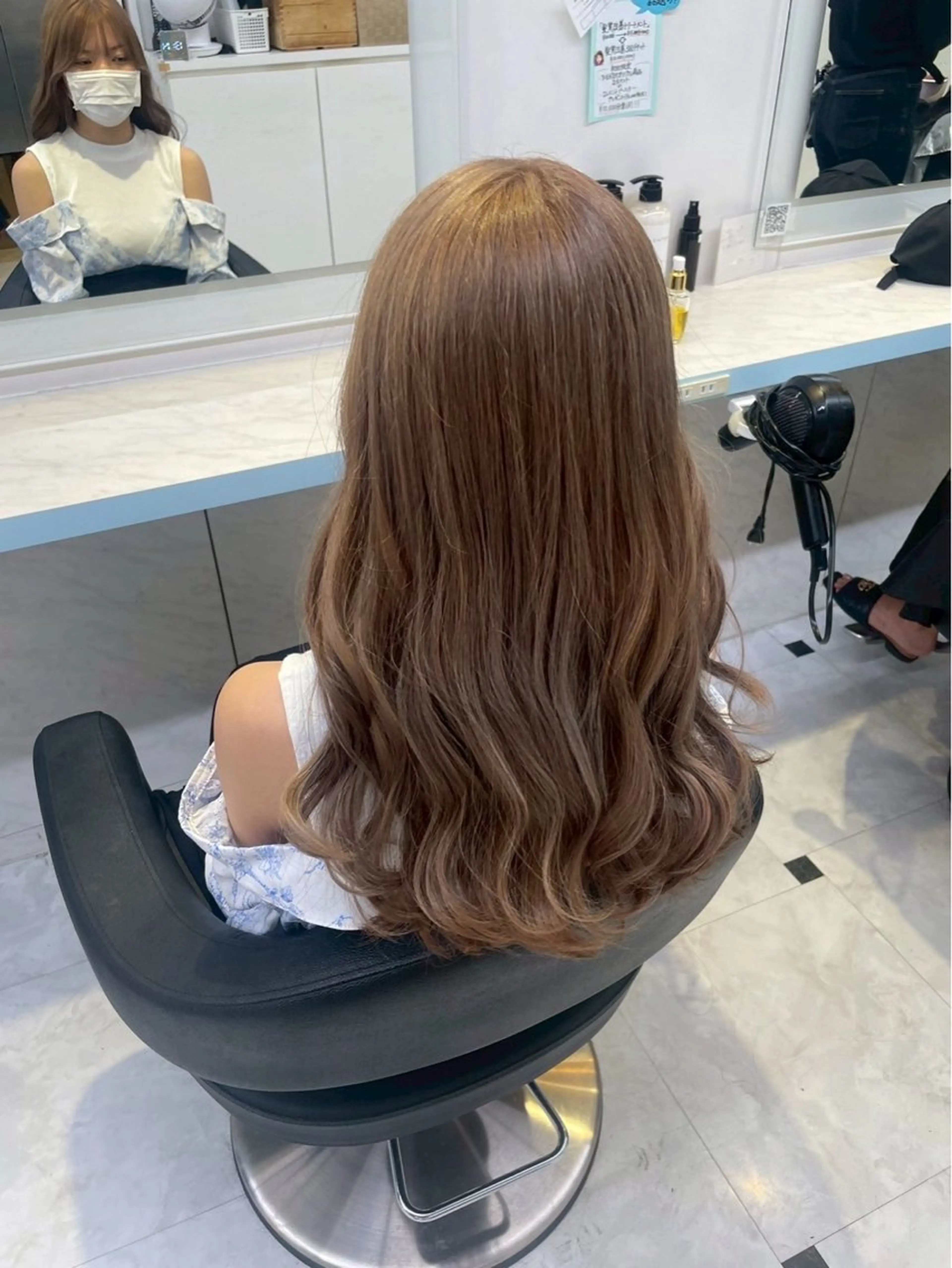 カラー ベージュ・ラベンダー カラー🎀りりのヘアスタイル