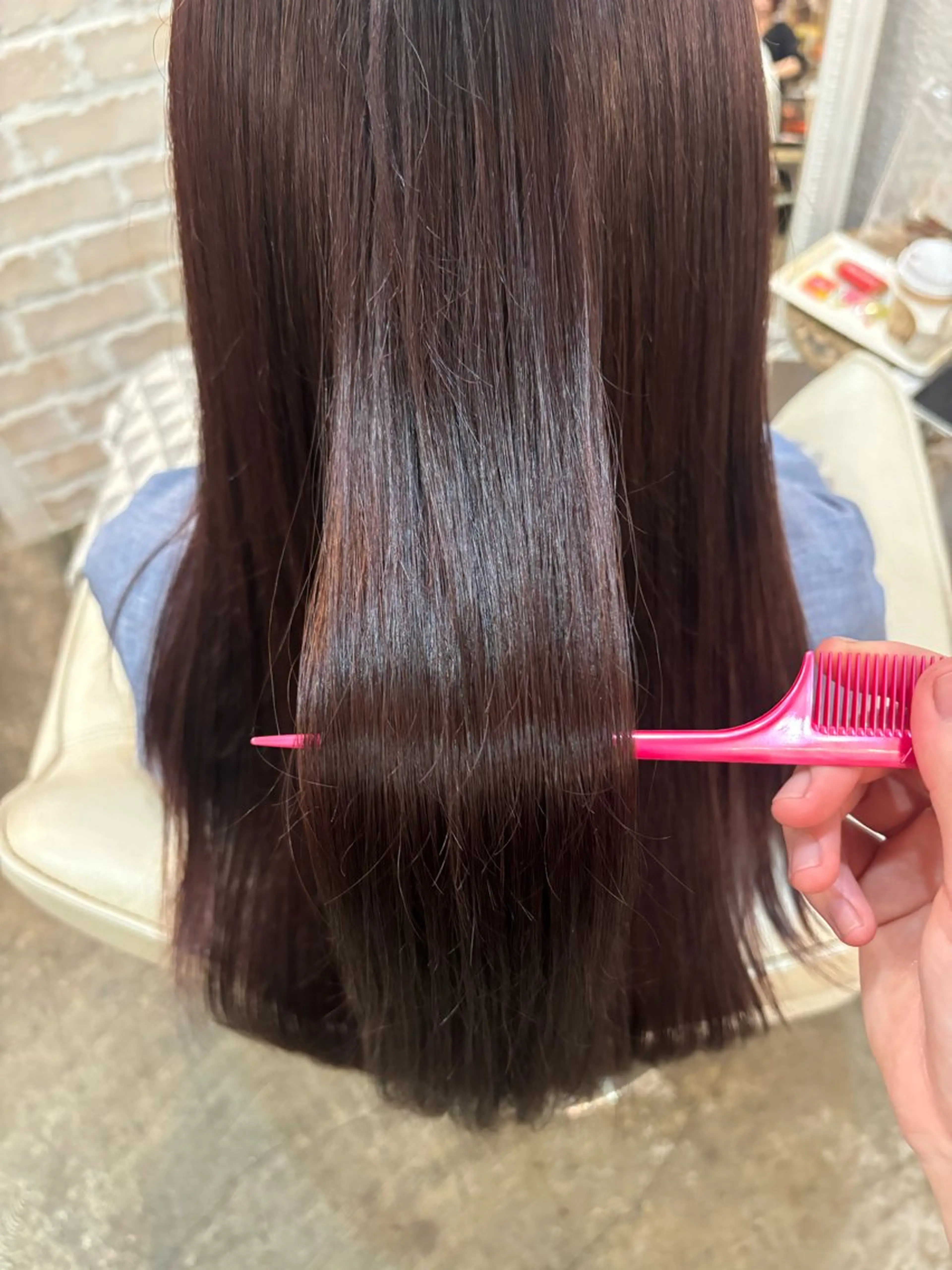 ロング カラー 山﨑彩乃 🫧 髪質改善✨️のヘアスタイル