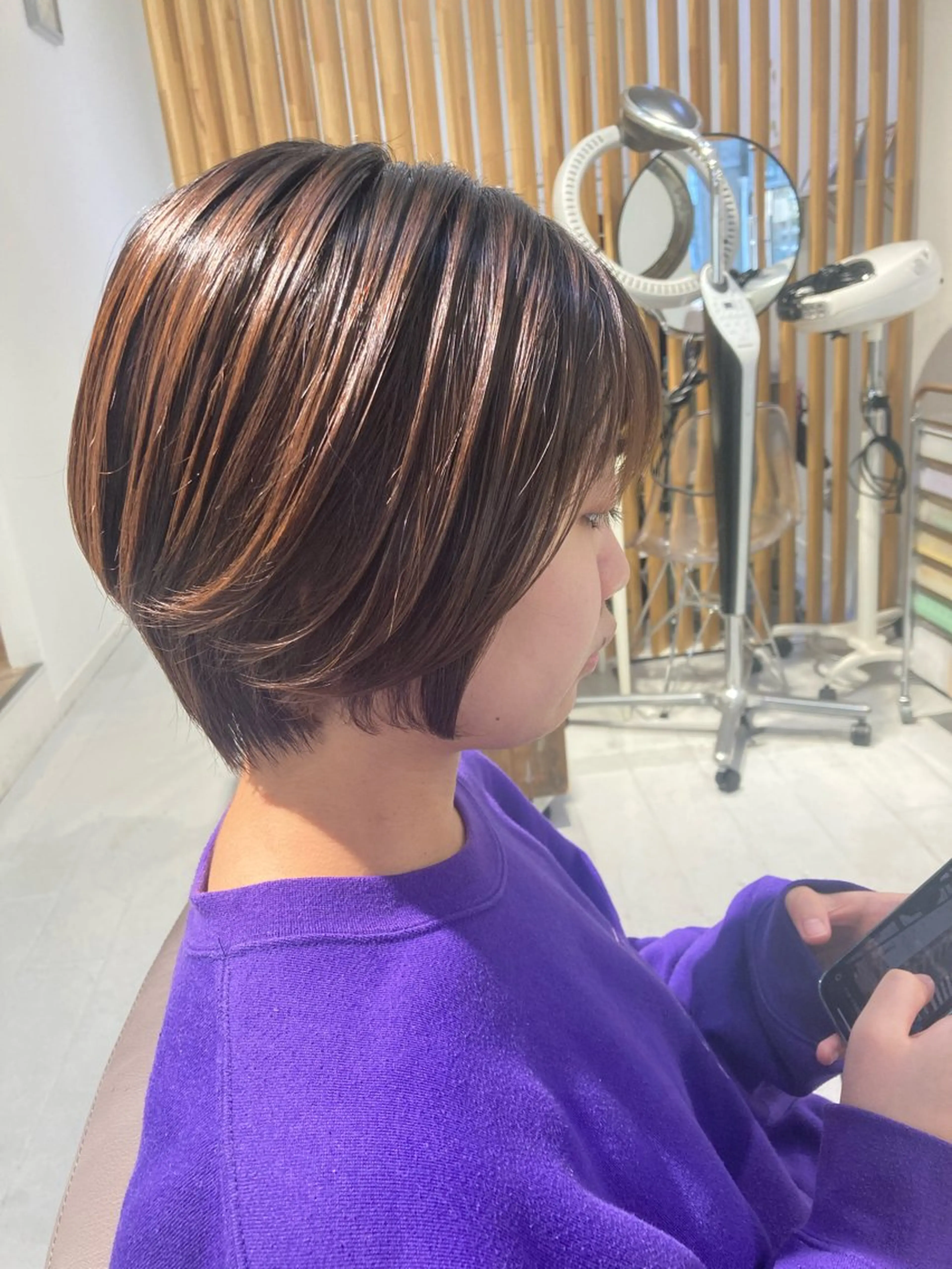 ショート 🫧ゆうき🪽 髪質改善/ハイライトのヘアスタイル