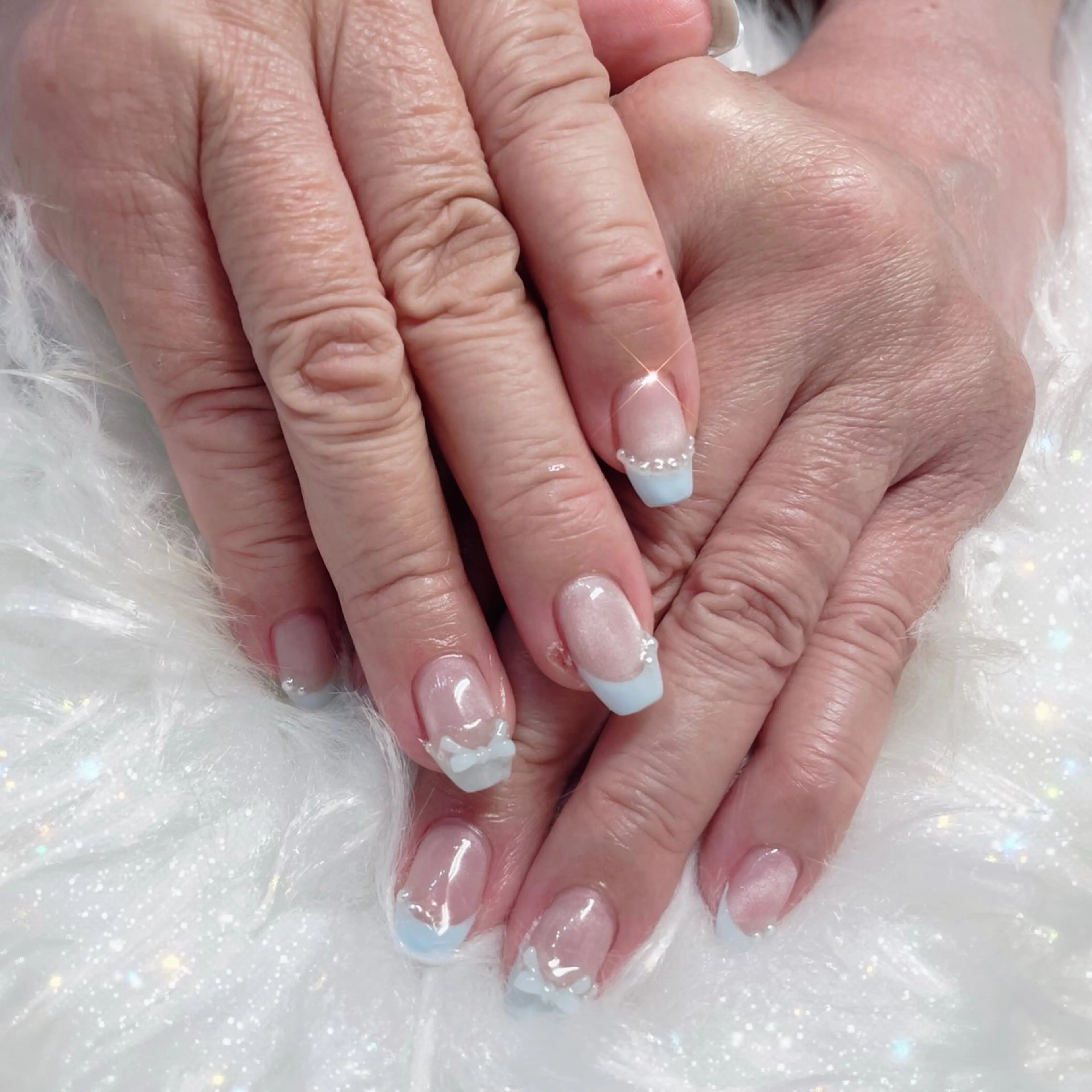 ネイル フレンチネイル マグネットネイル P-BOX所属・NENE／Insta p_box_neneのネイルデザイン