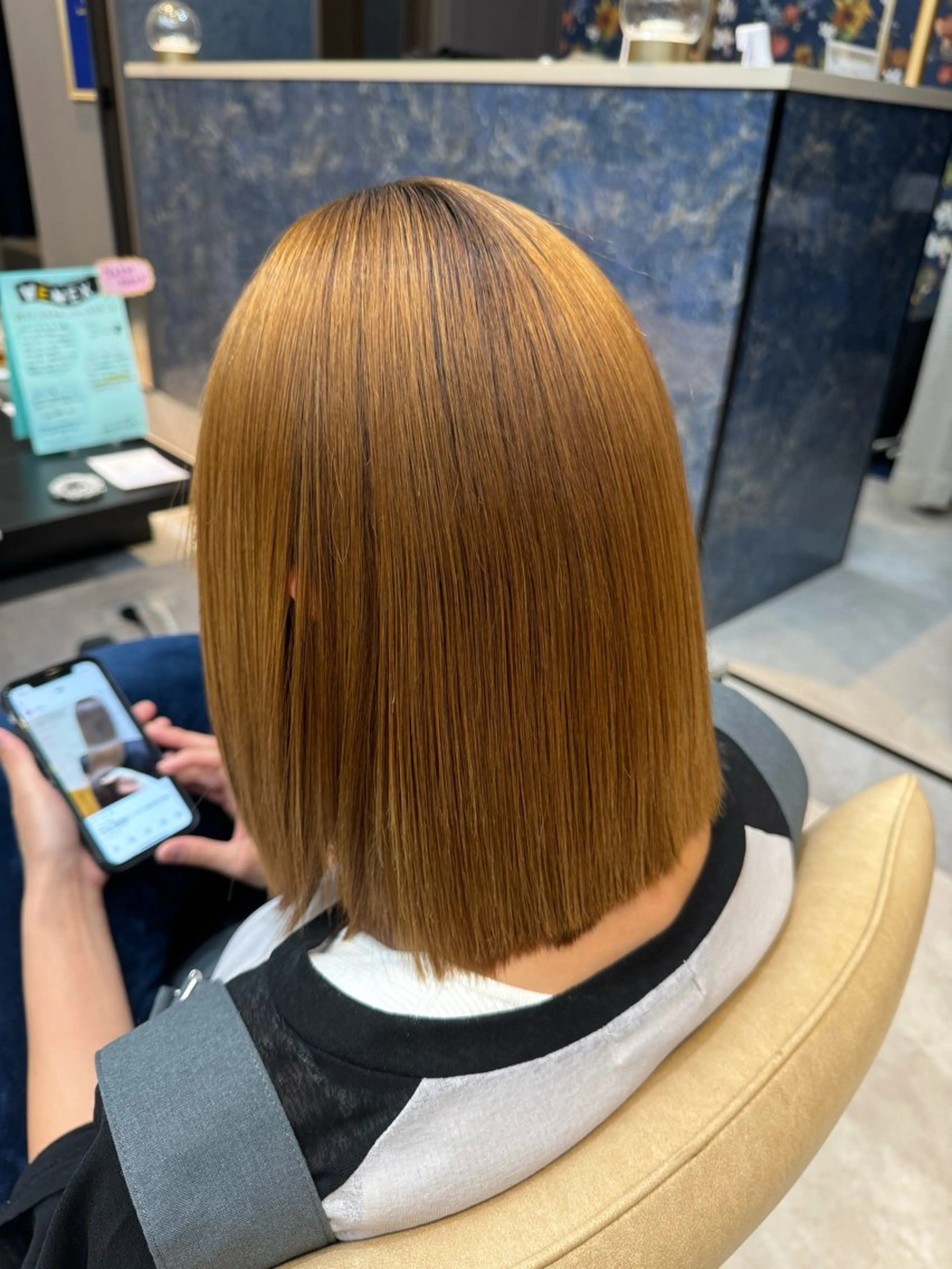 パーマ ストレートパーマ 縮毛矯正 小暮 涼華のヘアスタイル